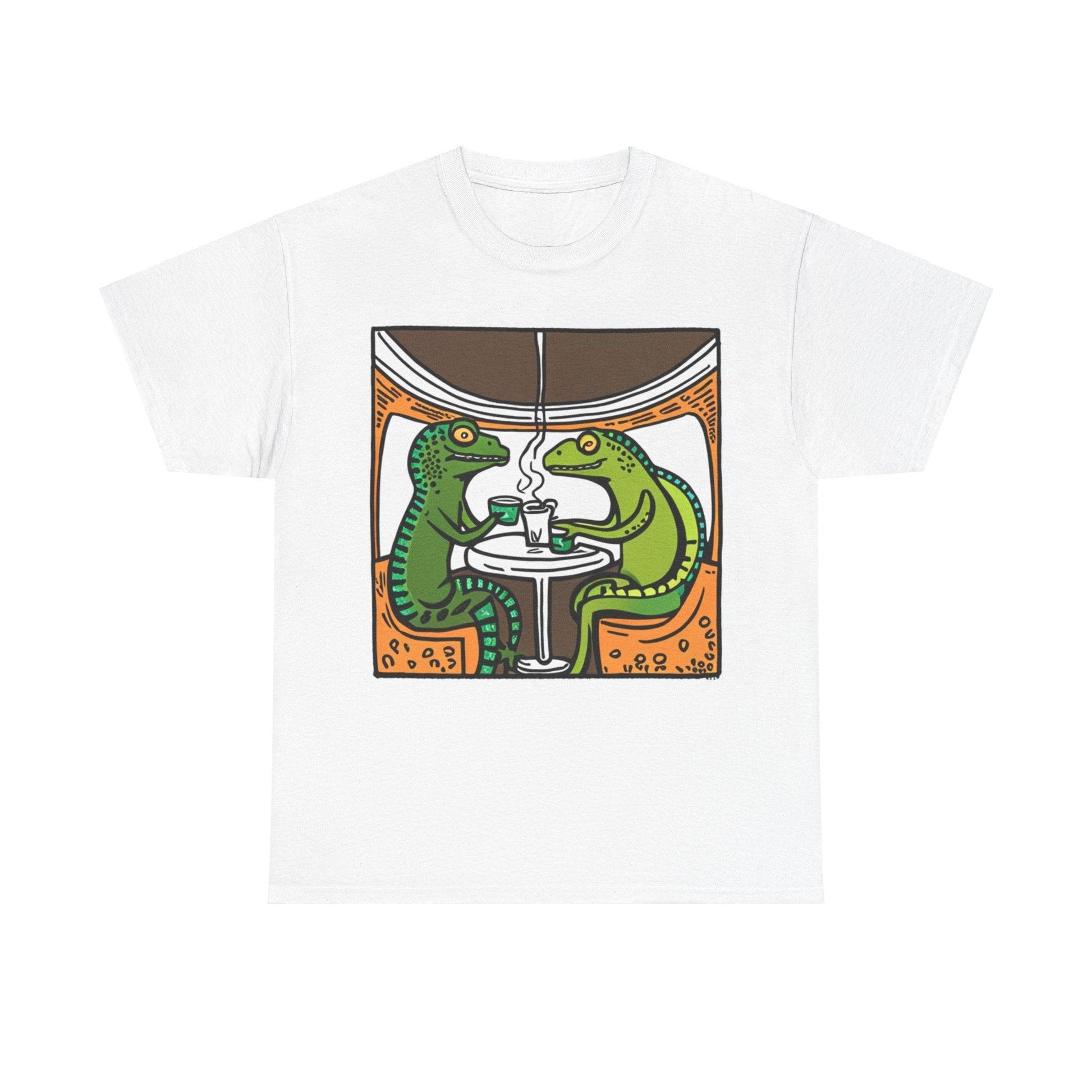 HQ Coffee Brk Unisex Heavy Cotton Tee - Lizard Vigilante