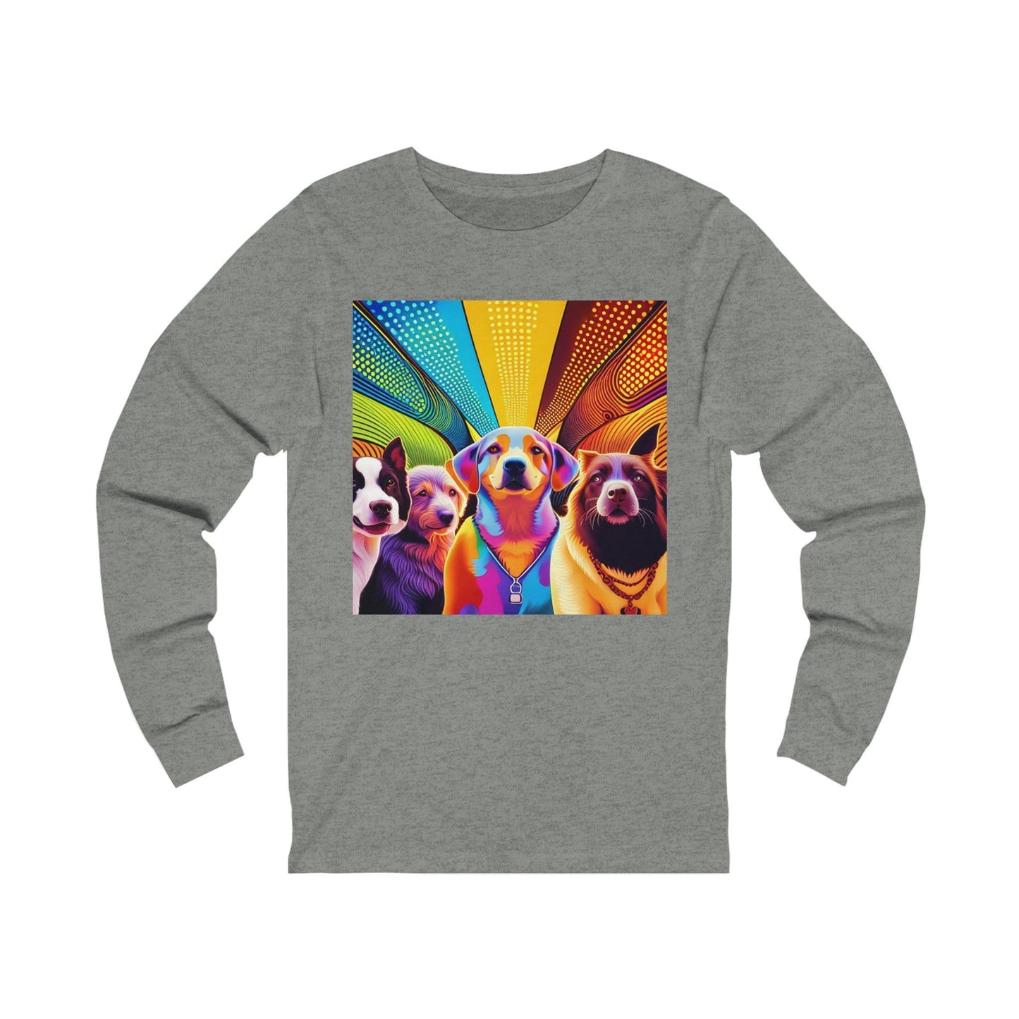 Dog Celebs Unisex Jersey Long Sleeve Tee - Lizard Vigilante