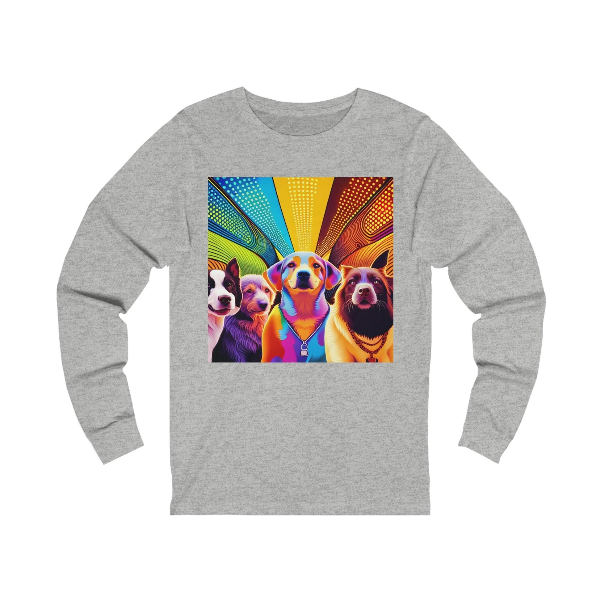 Dog Celebs Unisex Jersey Long Sleeve Tee - Lizard Vigilante