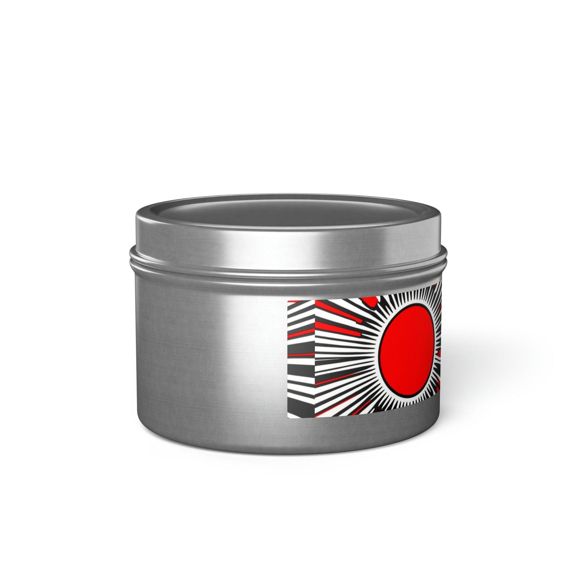 Red Circ Tin Candles - Lizard Vigilante