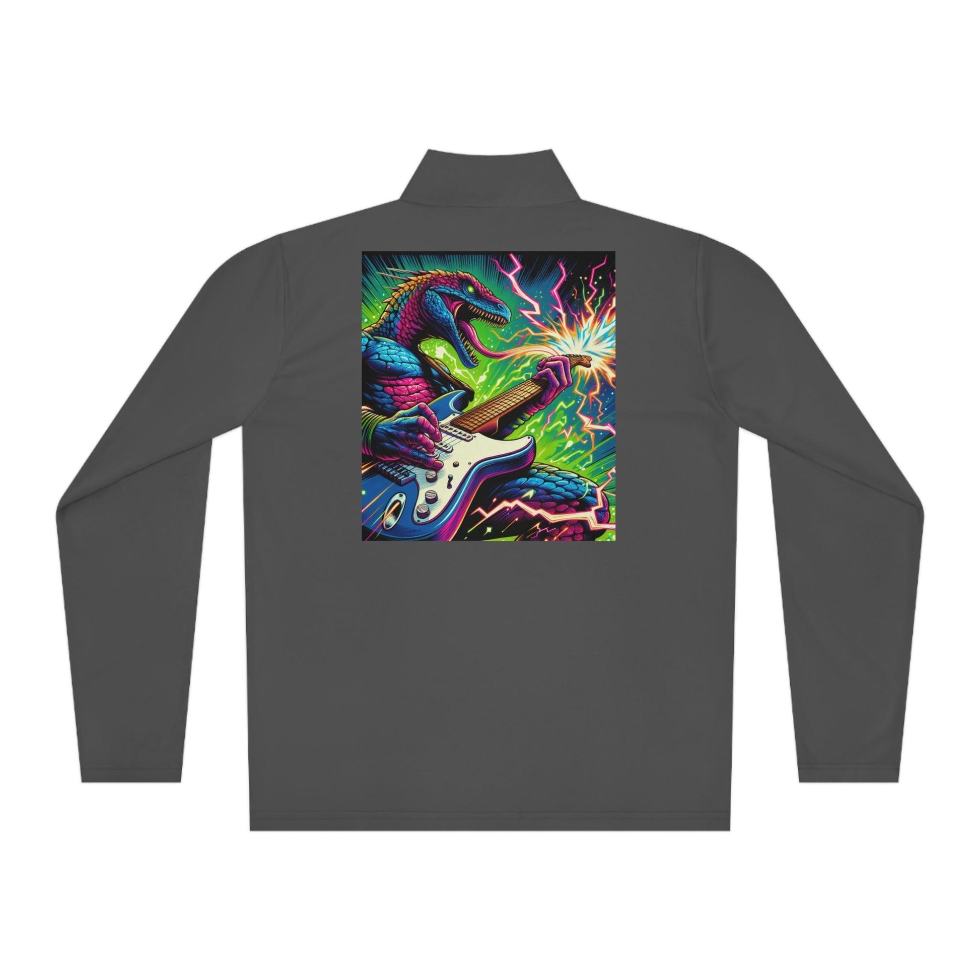 Lizard RockStar Unisex Quarter-Zip Pullover - Premium Long-sleeve from Printify - Just $51.69! Shop now at Lizard Vigilante