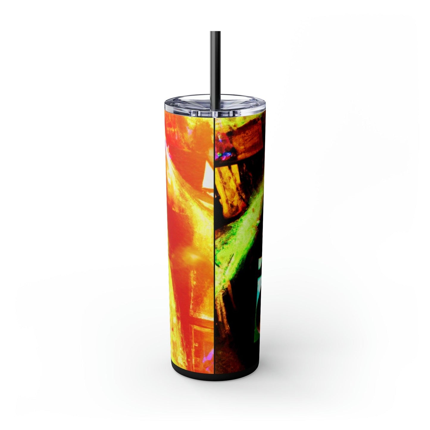 Prison BoomBox Light Burst Skinny Tumbler with Straw, 20oz - Lizard Vigilante