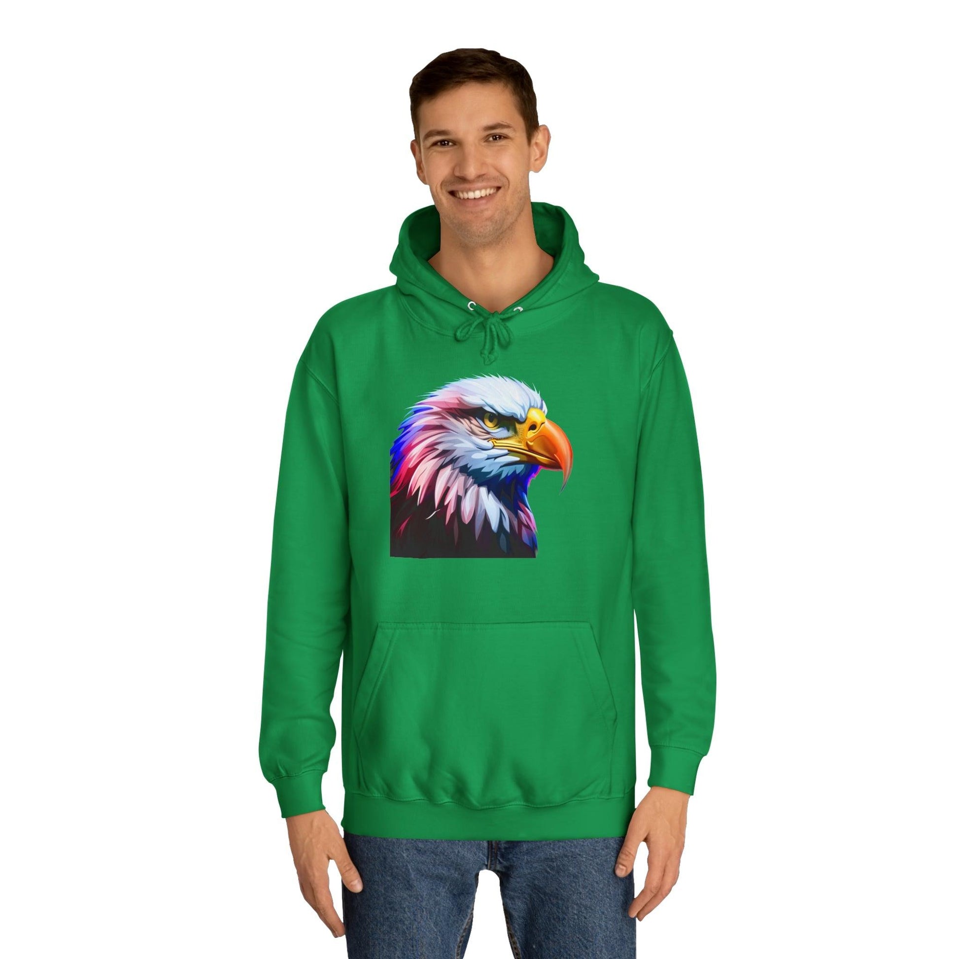 American Profile Unisex College Hoodie - Lizard Vigilante