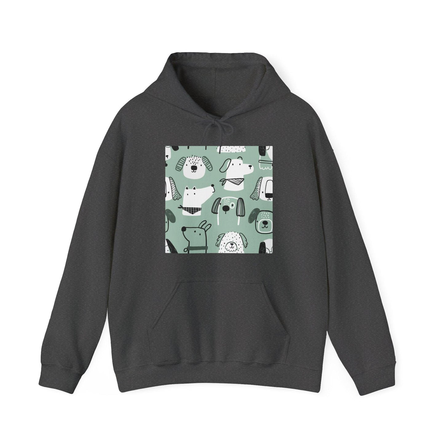 Illustrated Doggers Unisex Heavy Blend™ Hooded Sweatshirt - Lizard Vigilante