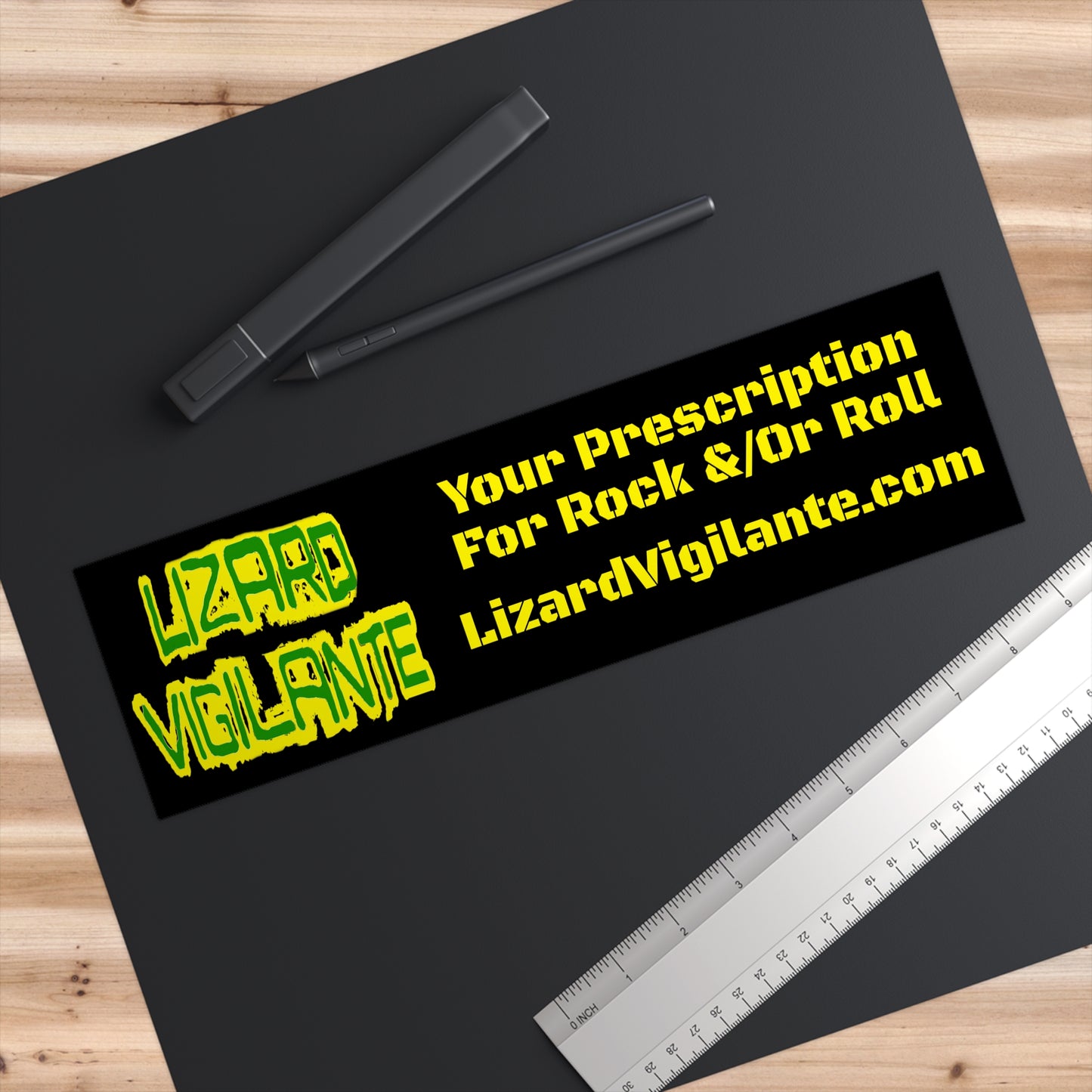 Lizard Vigilante Bumper Stickers - Premium Paper products from Printify - Just $9.99! Shop now at Lizard Vigilante