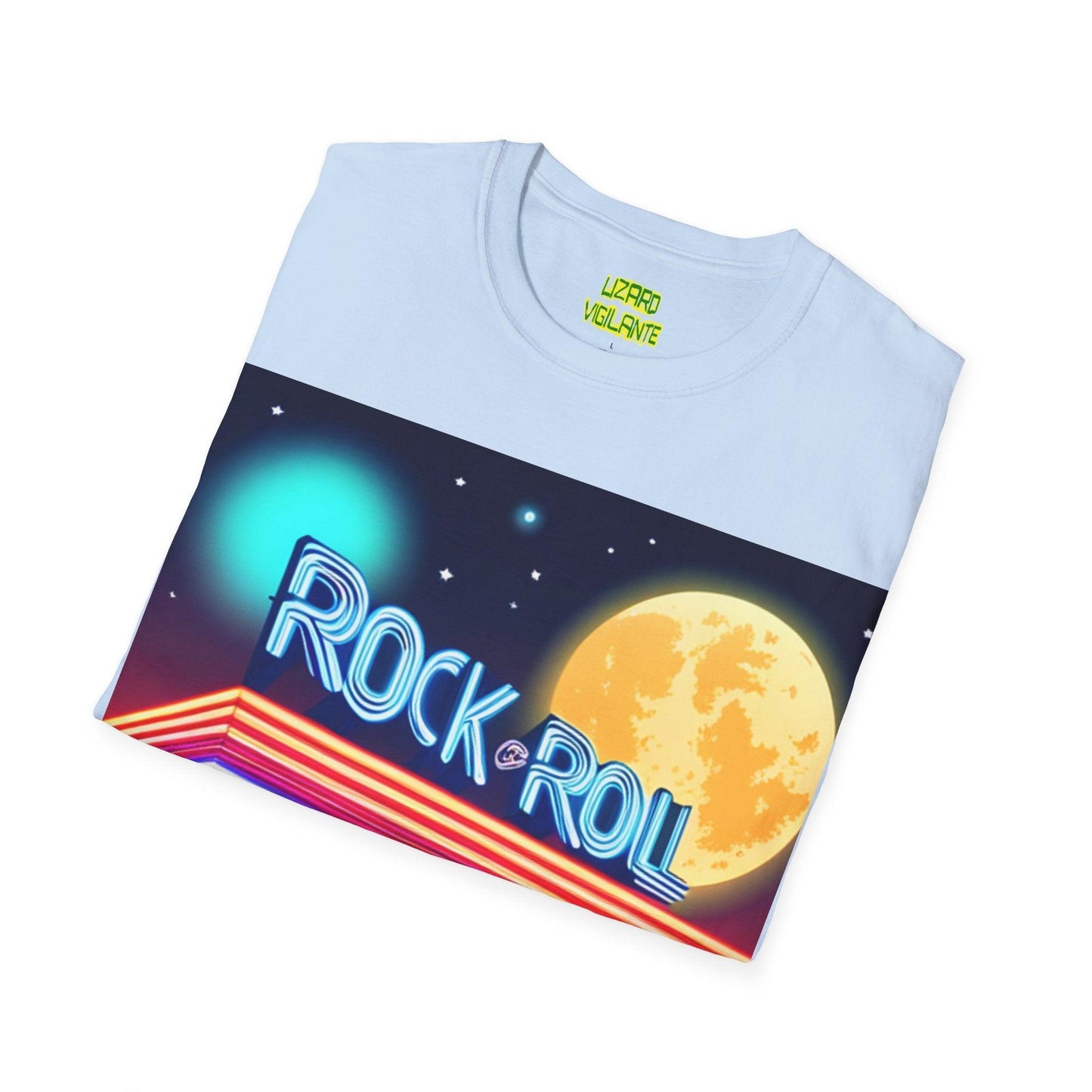 Rock*Roll Unisex Softstyle T-Shirt - Lizard Vigilante