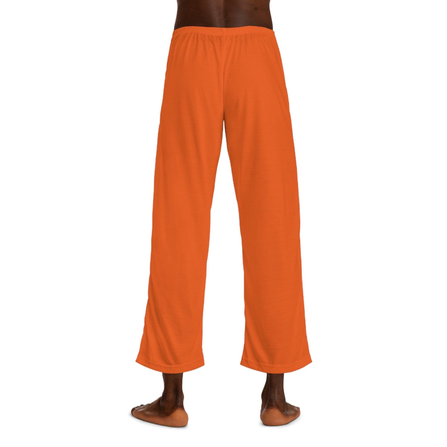 Men's Pajama Pants - Orange - Lizard Vigilante