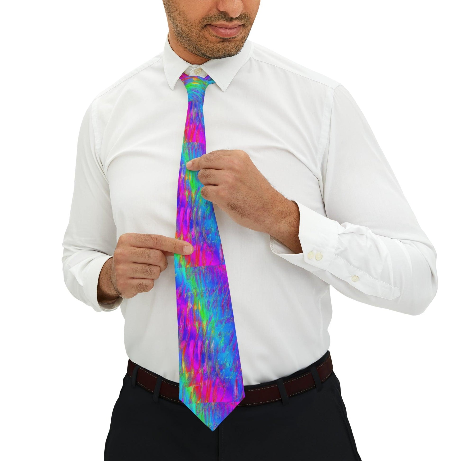 Supercolor Gel Necktie - Lizard Vigilante