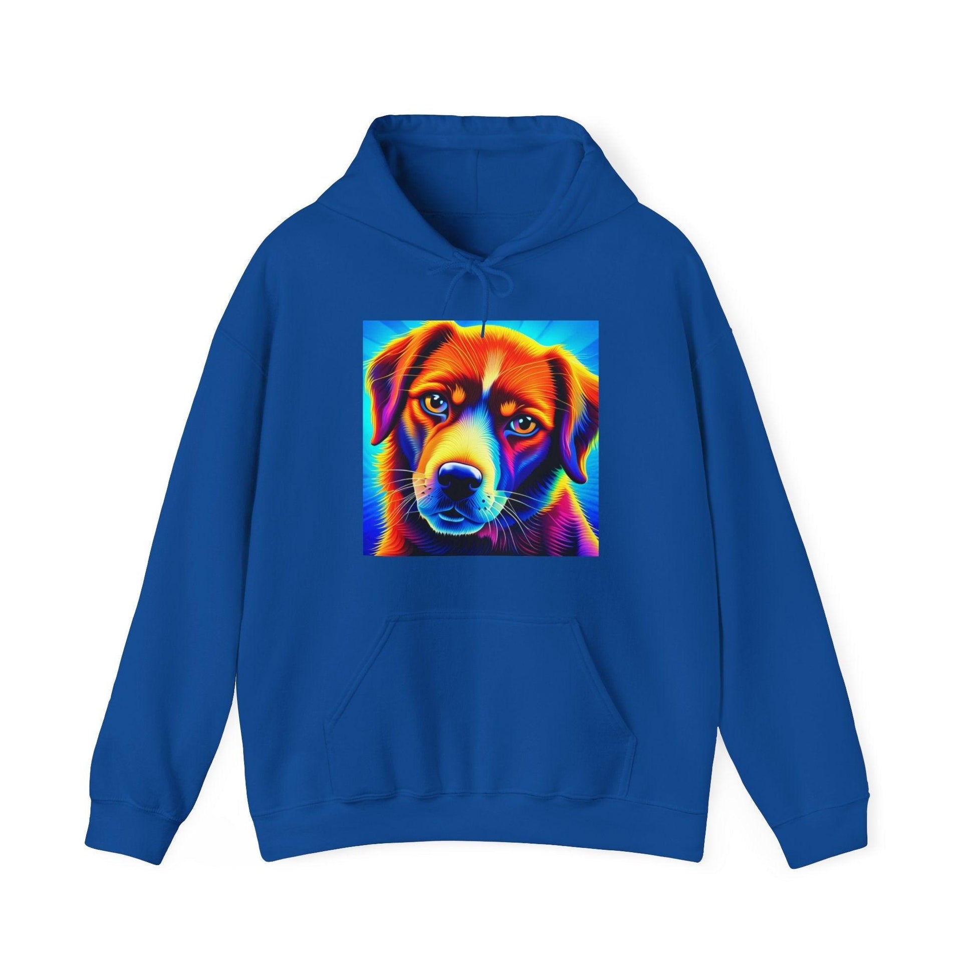 Prism Dog Unisex Heavy Blend™ Hooded Sweatshirt - Lizard Vigilante