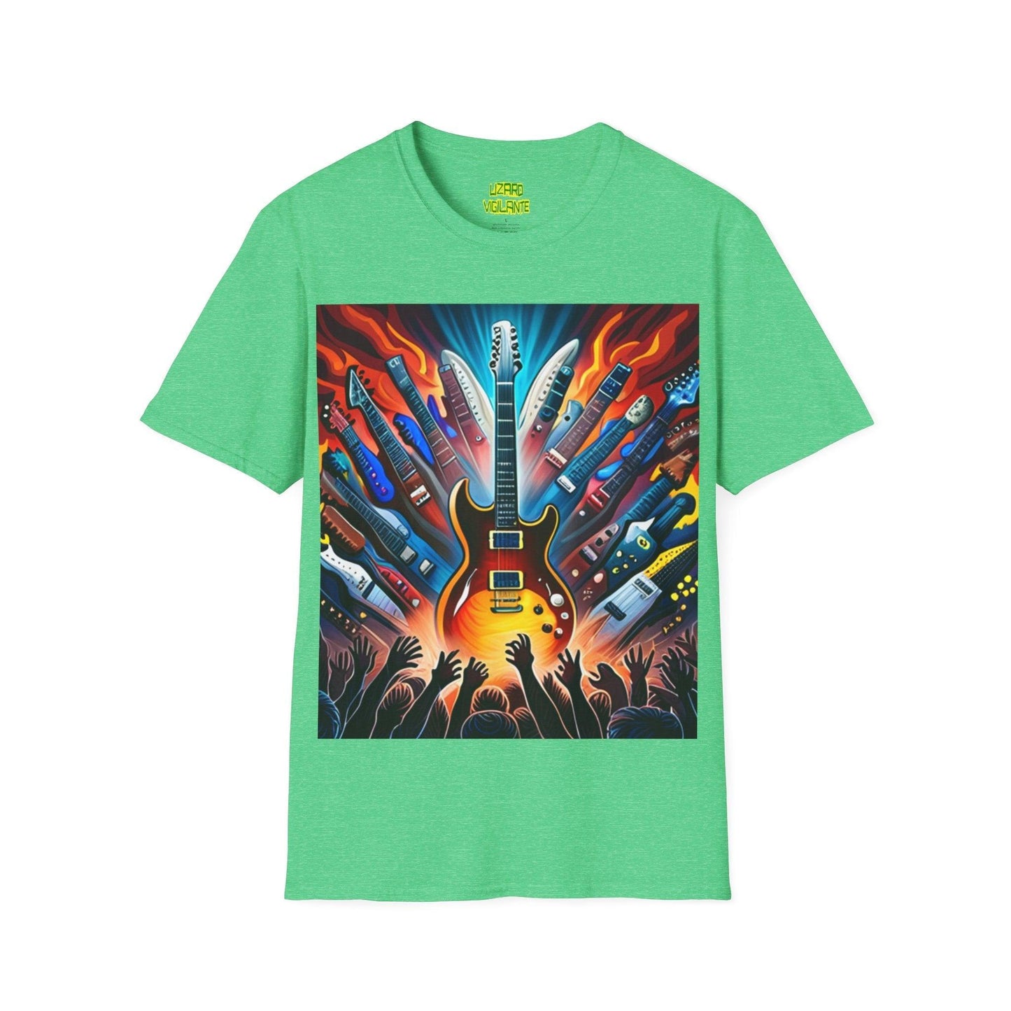 Electric Heroes Unisex Softstyle T-Shirt - Lizard Vigilante