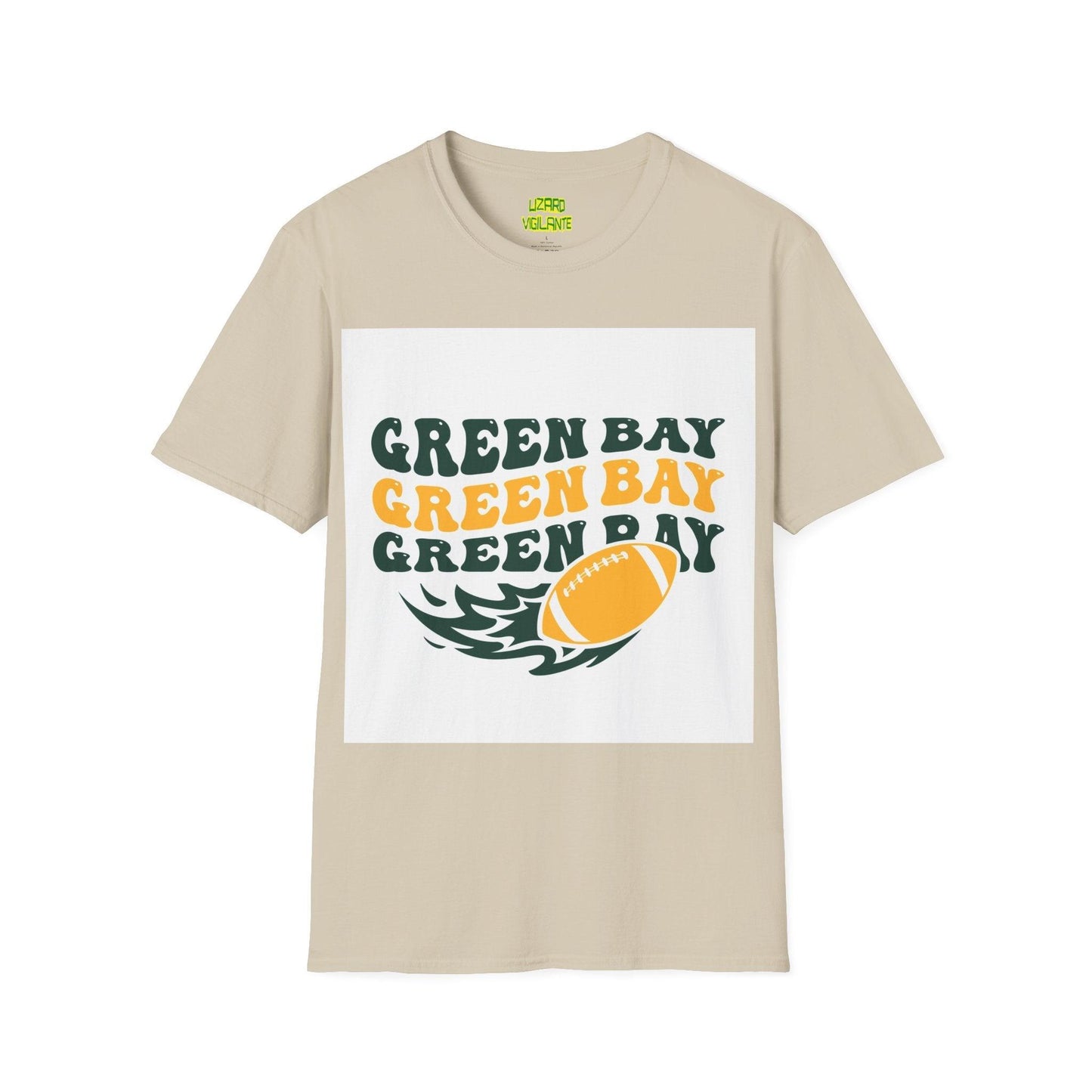 Green Bay Unisex Softstyle T-Shirt - Lizard Vigilante