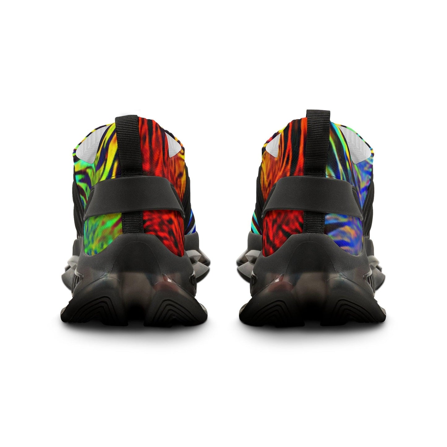 Tie Dyed Men's Mesh Sneakers - Lizard Vigilante