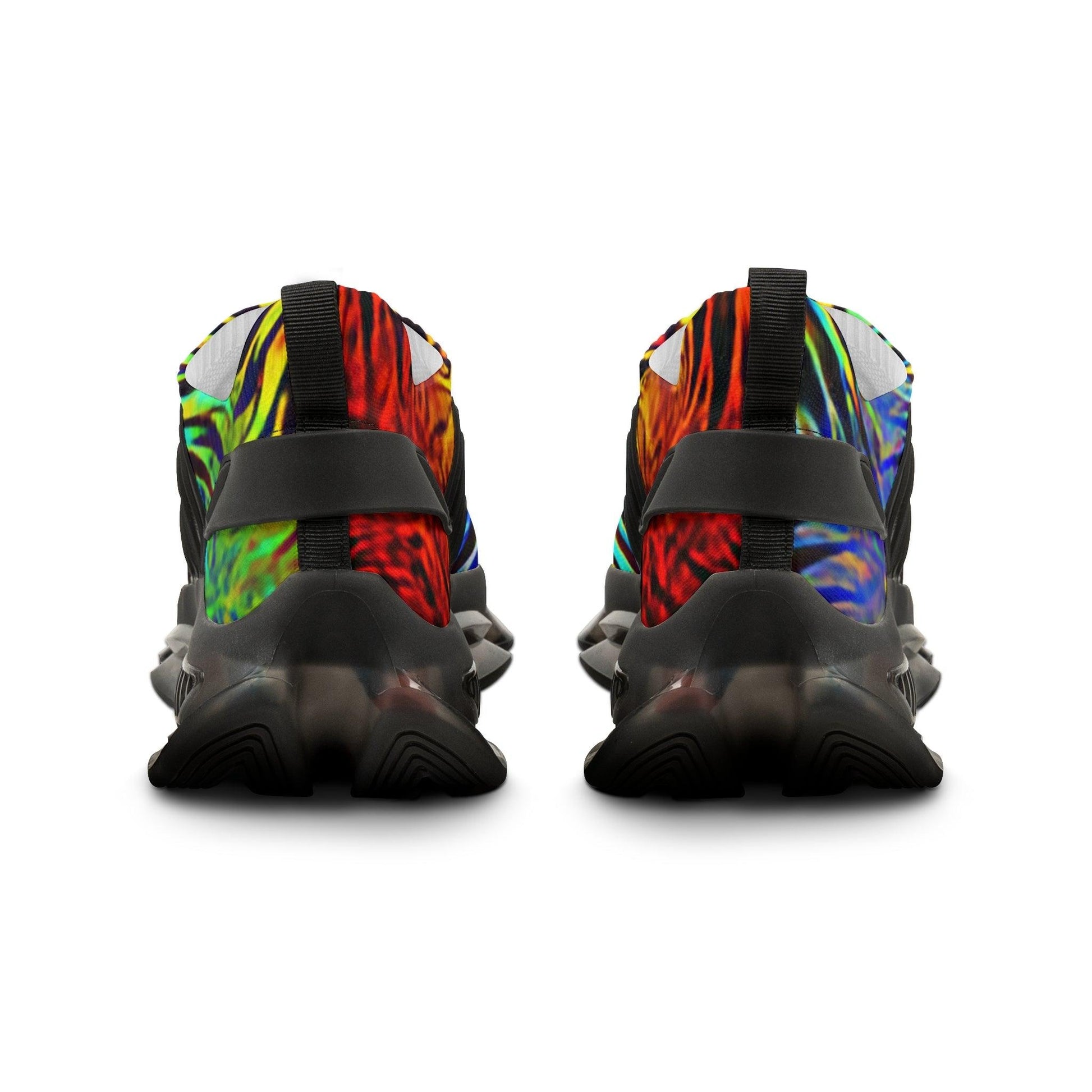 Tie Dyed Men's Mesh Sneakers - Lizard Vigilante