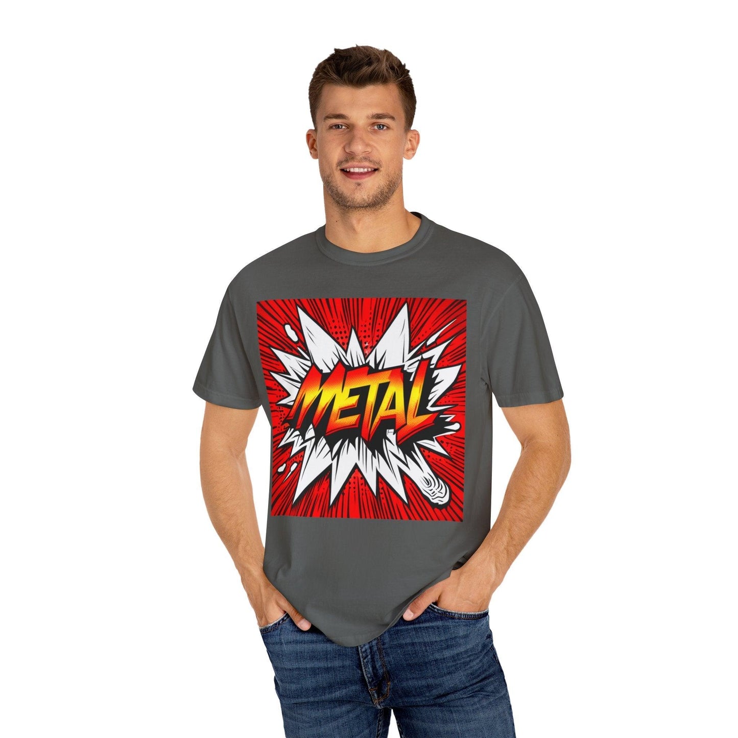 METAL KAPOW Unisex Garment-Dyed T-shirt - Lizard Vigilante