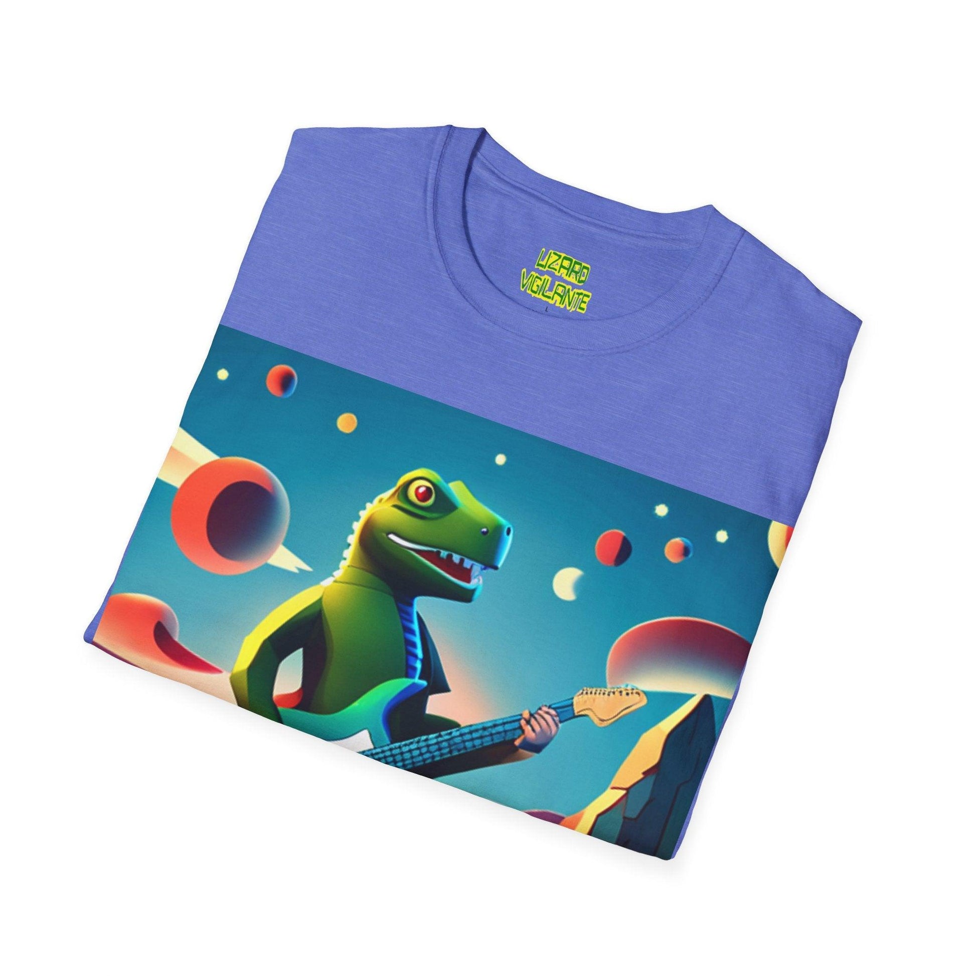 Lizard Vigilante Strats Unisex Softstyle T-Shirt - Lizard Vigilante