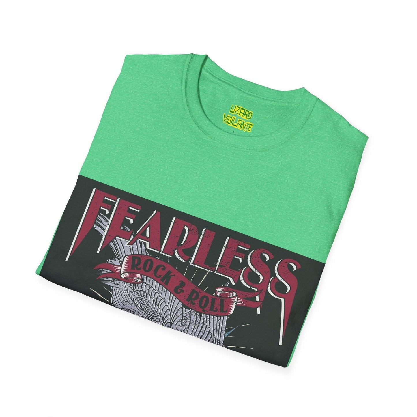 Fearless Rock & Roll Unisex Softstyle T-Shirt - Lizard Vigilante