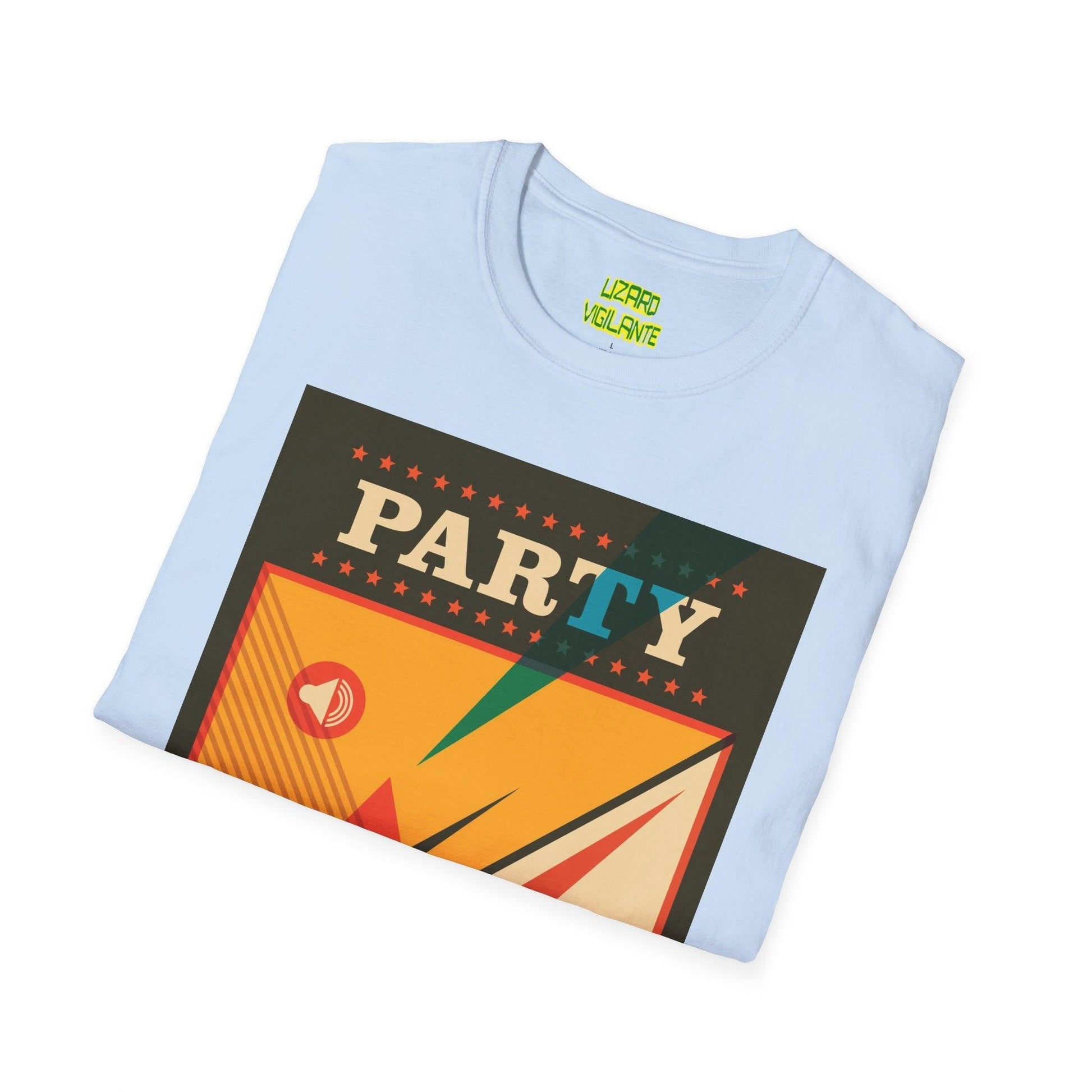 Party Car Graphic Unisex Softstyle T-Shirt - Lizard Vigilante