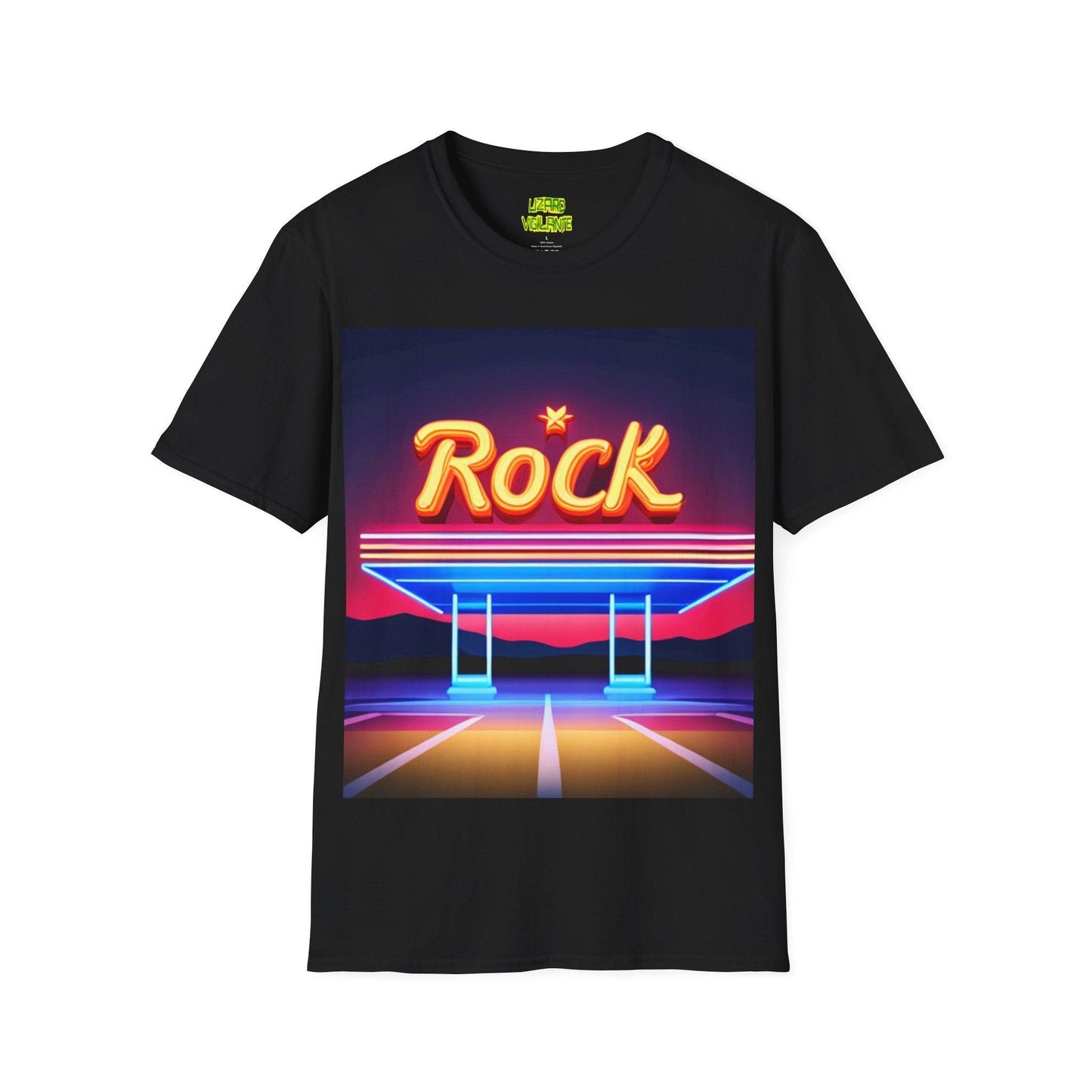 ROCK Unisex Softstyle T-Shirt - Lizard Vigilante