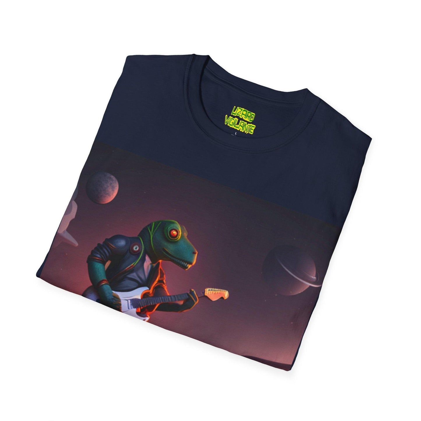 LIZARD VIGILANTE Spaceman Unisex Softstyle T-Shirt - Lizard Vigilante