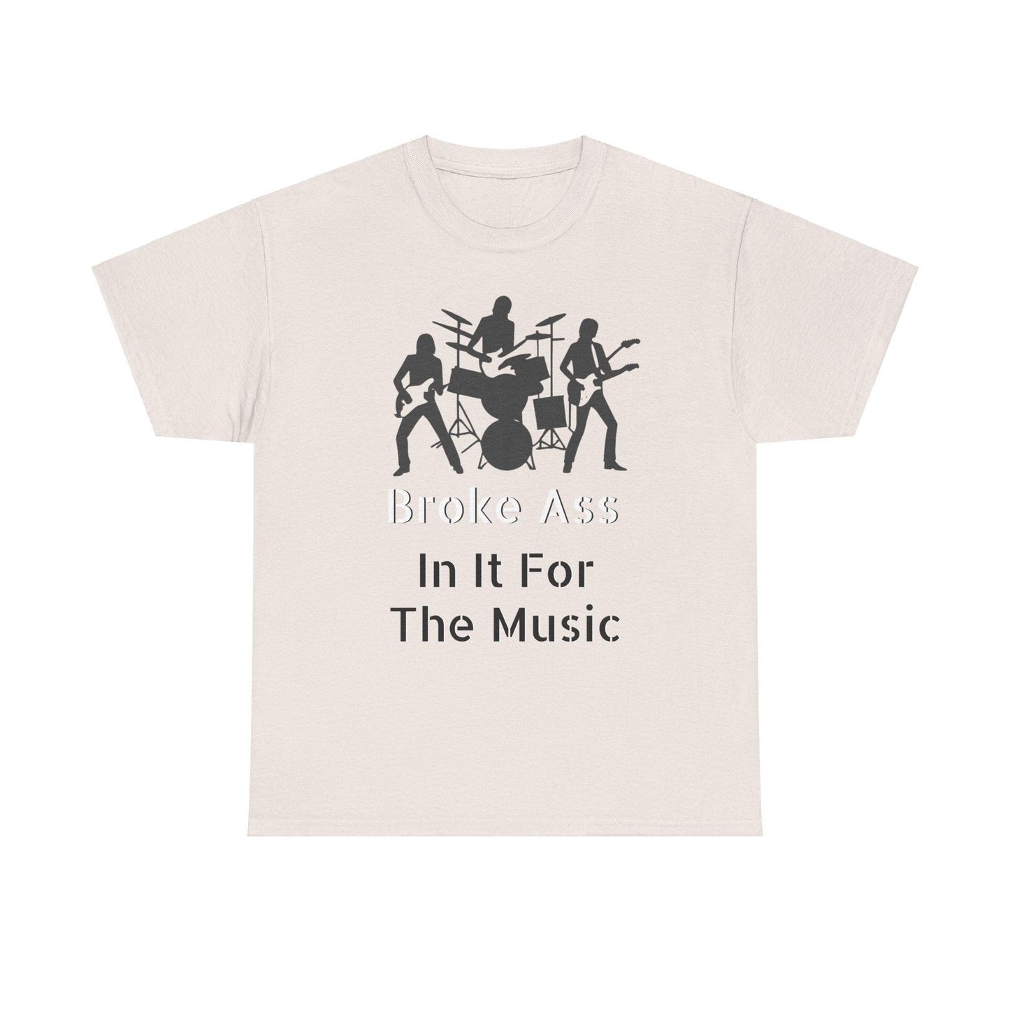 Broke Ass Band Album "In It For The Music" Unisex Heavy Cotton Tee - Lizard Vigilante