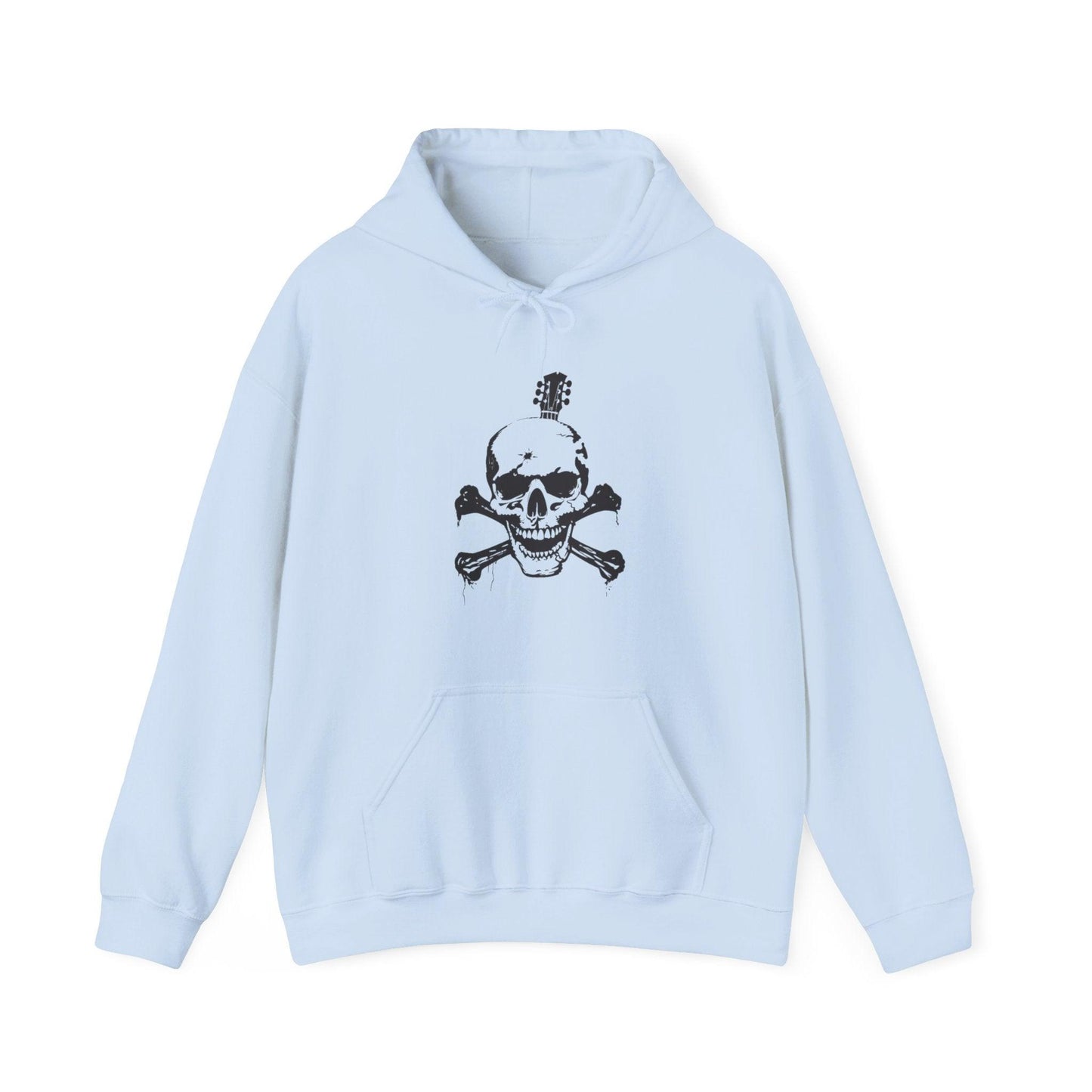 Guitar Skull Cross Bones Unisex Heavy Blend™ Hooded Sweatshirt - Lizard Vigilante