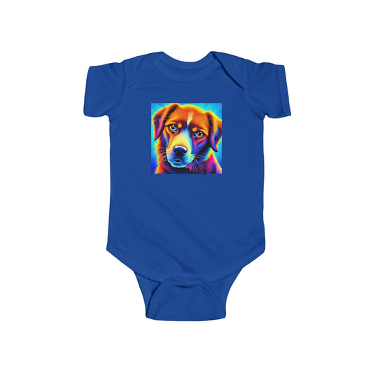 Prism Dog Infant Fine Jersey Bodysuit - Lizard Vigilante