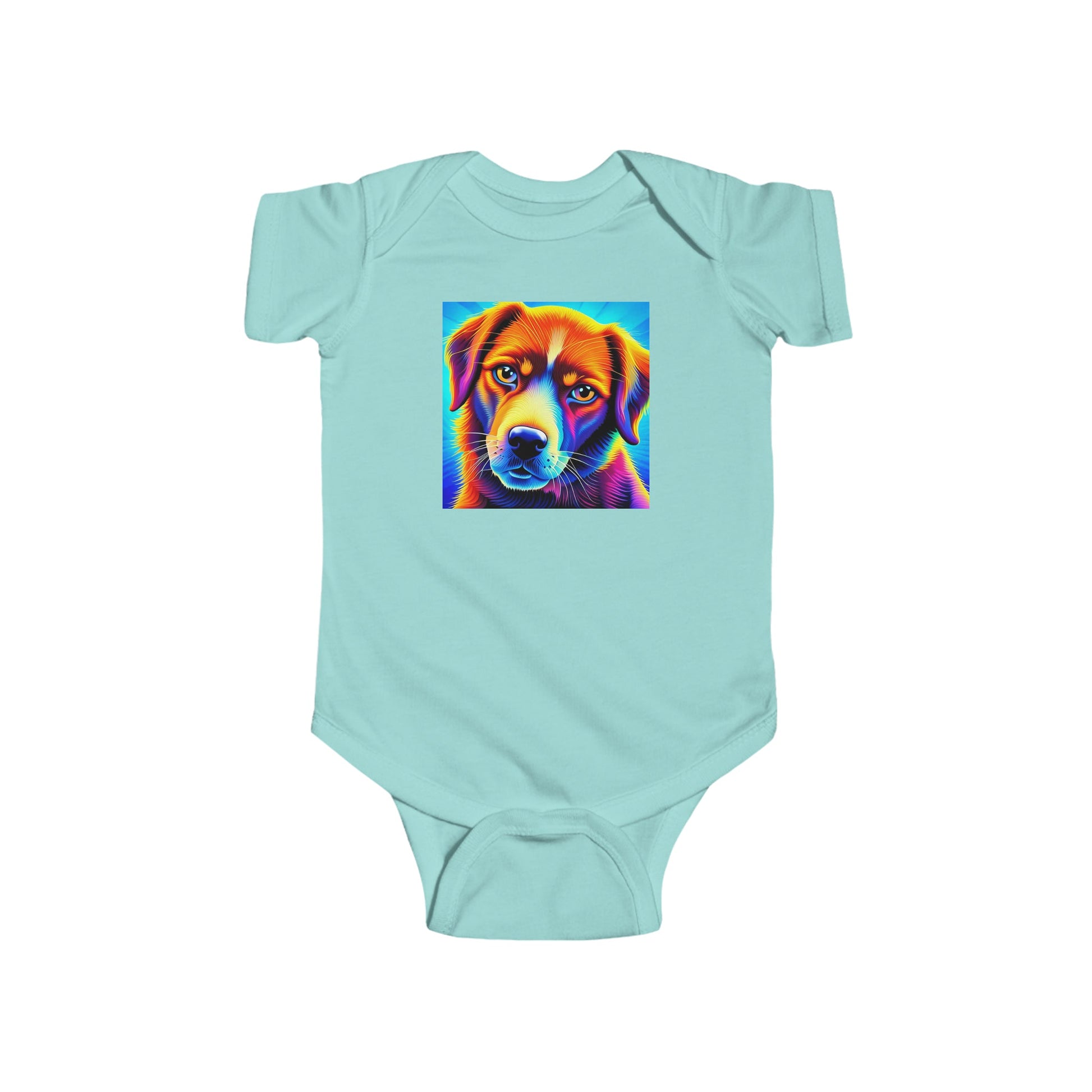 Prism Dog Infant Fine Jersey Bodysuit - Lizard Vigilante