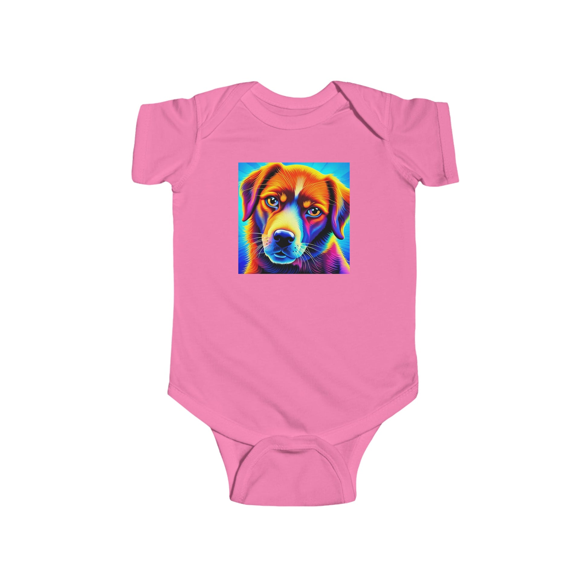 Prism Dog Infant Fine Jersey Bodysuit - Lizard Vigilante