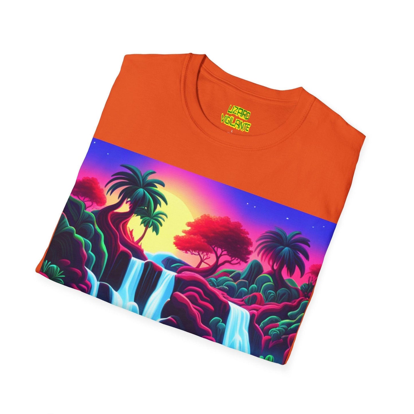 Tropic Topic Unisex Softstyle T-Shirt - Lizard Vigilante