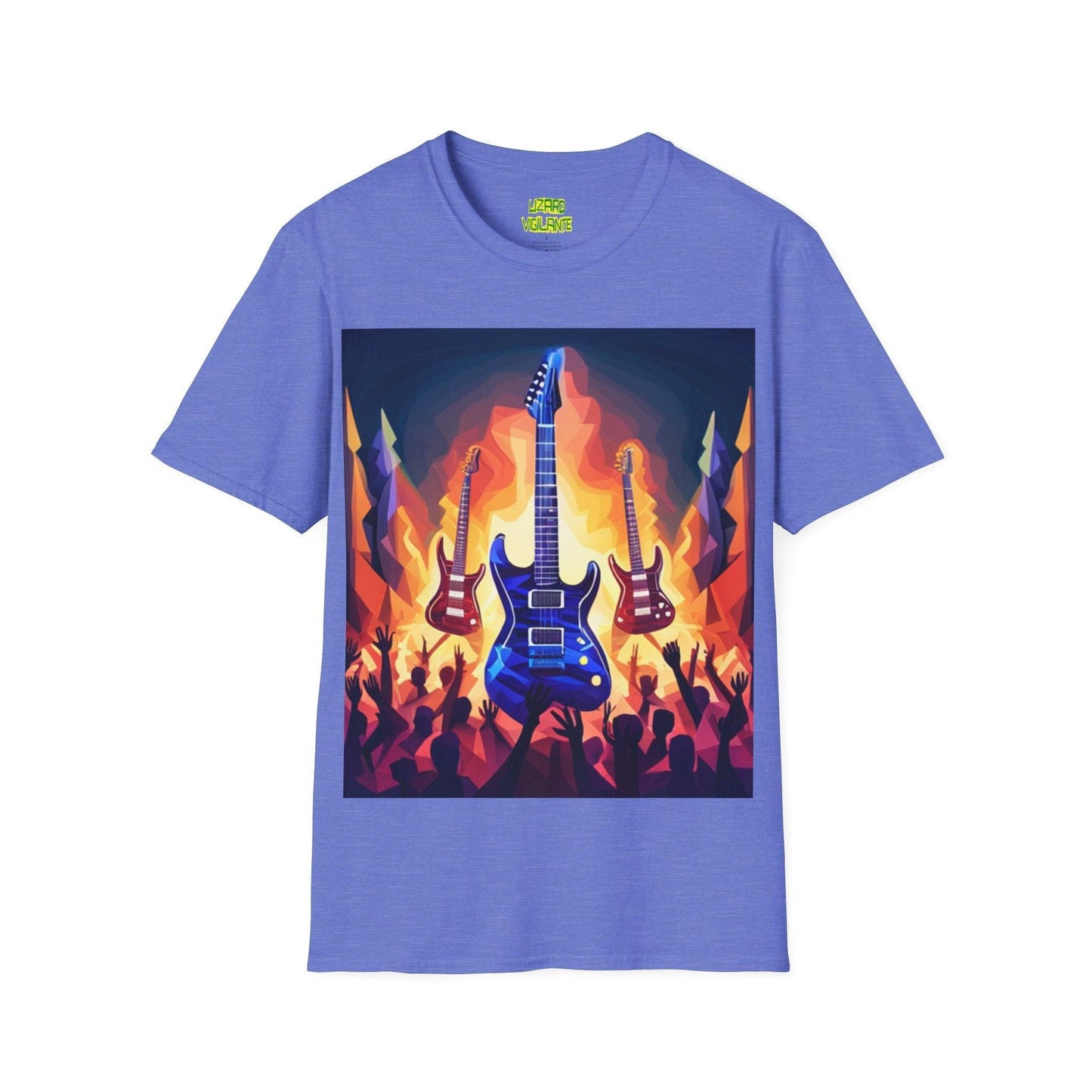 Concert Hero Guitars Unisex Softstyle T-Shirt - Lizard Vigilante