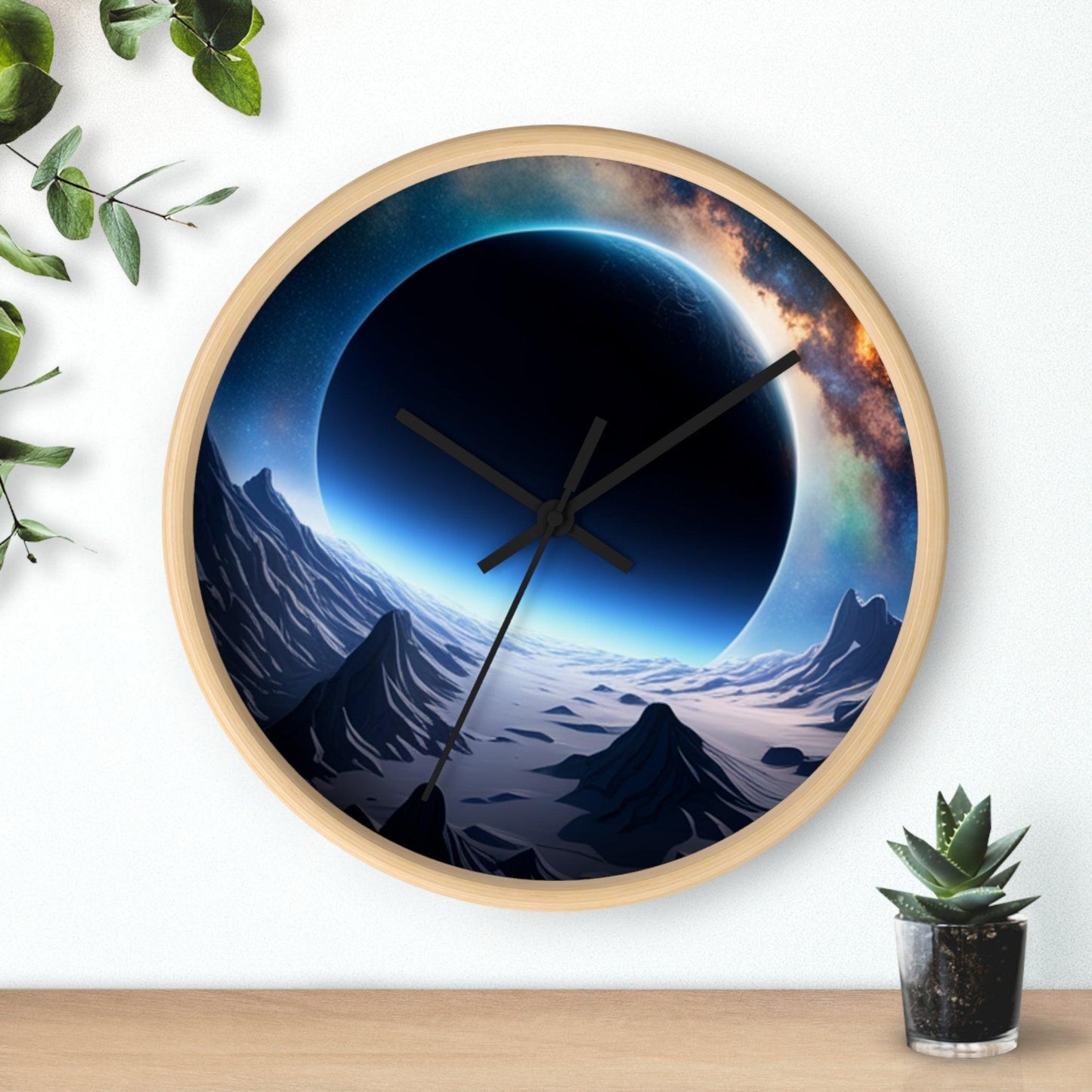 Eclipser Wall Clock - Lizard Vigilante