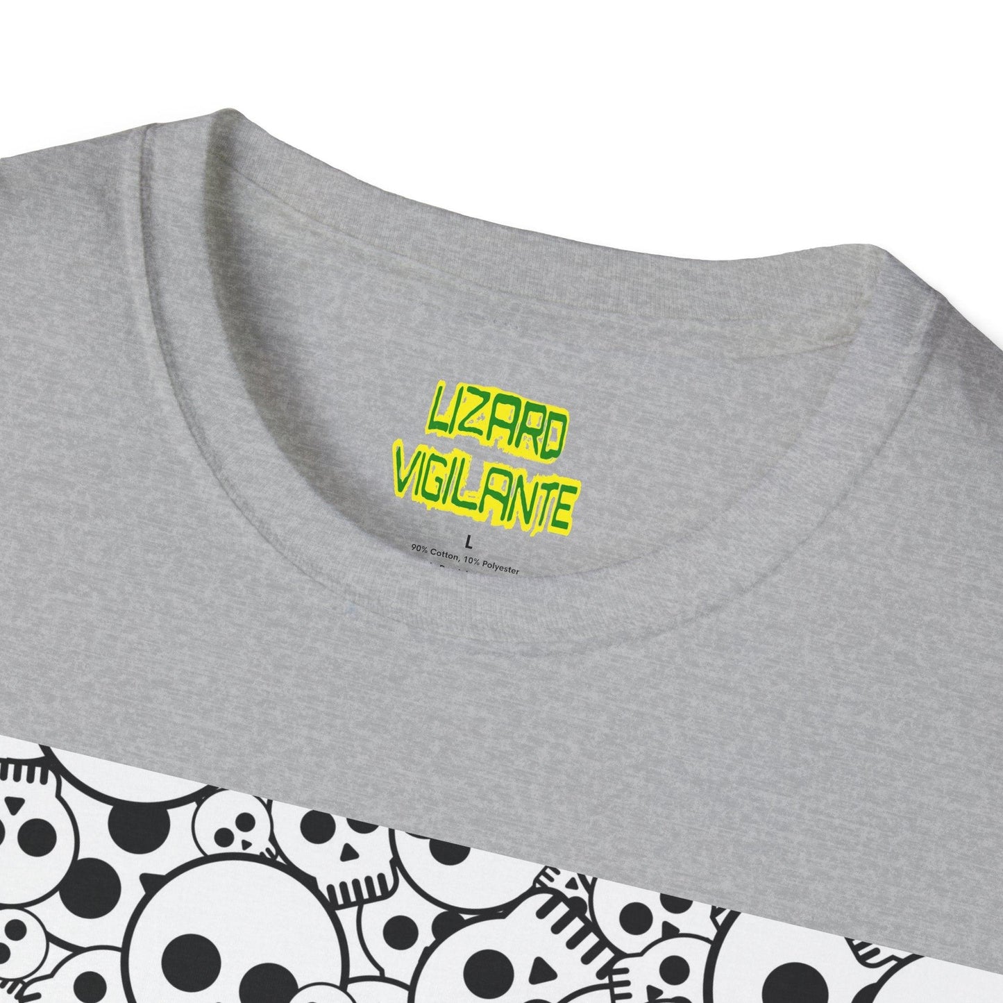 Skull Takeover Unisex Softstyle T-Shirt - Lizard Vigilante