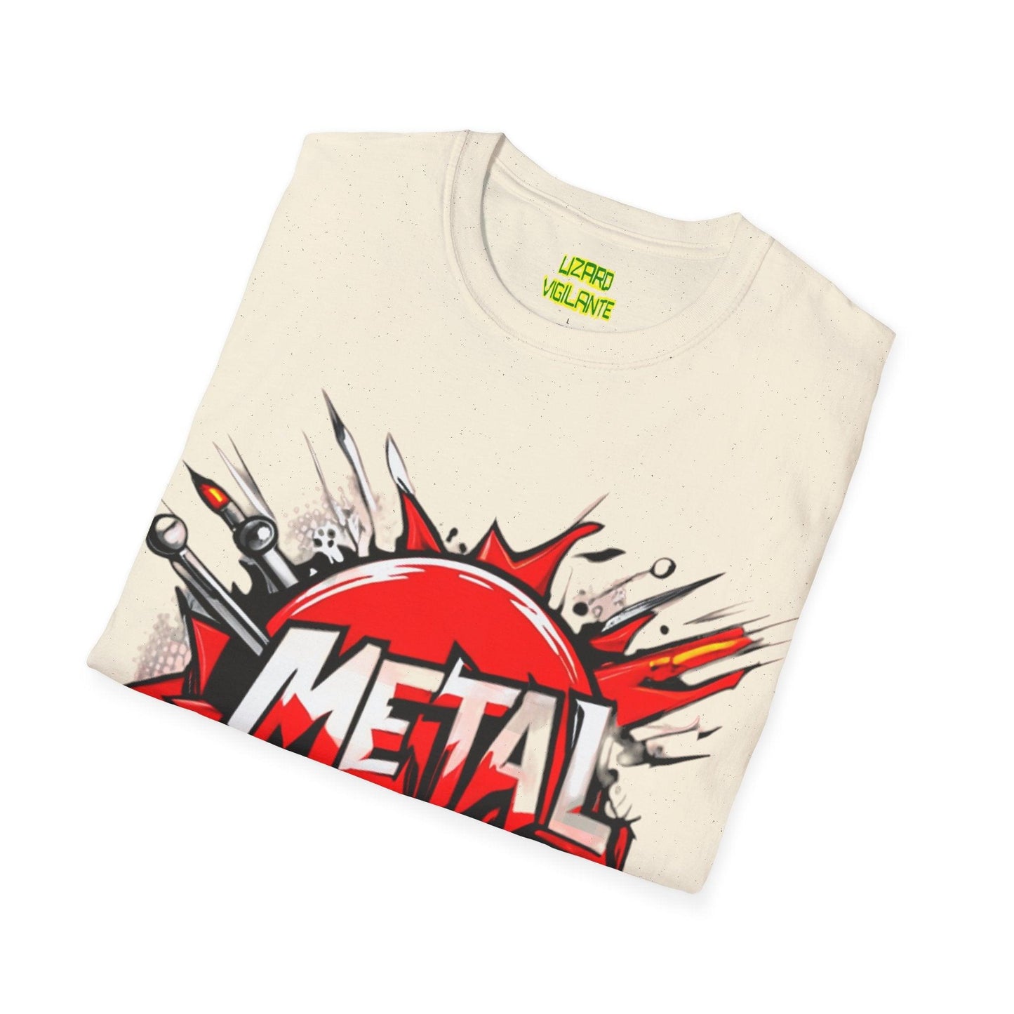 Metal Balls Unisex Softstyle T-Shirt - Lizard Vigilante