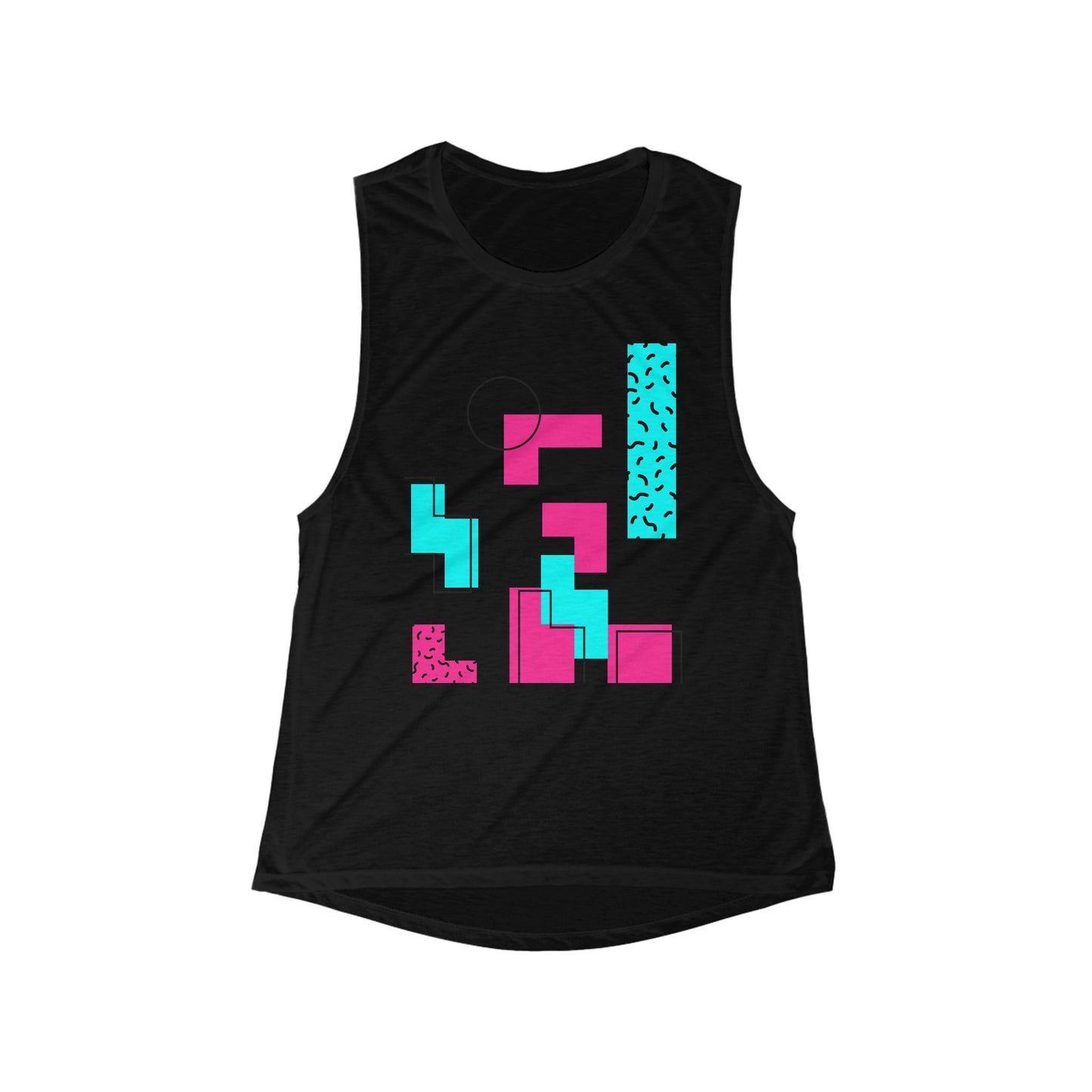 Women's Flowy Scoop Muscle Tank - Lizard Vigilante