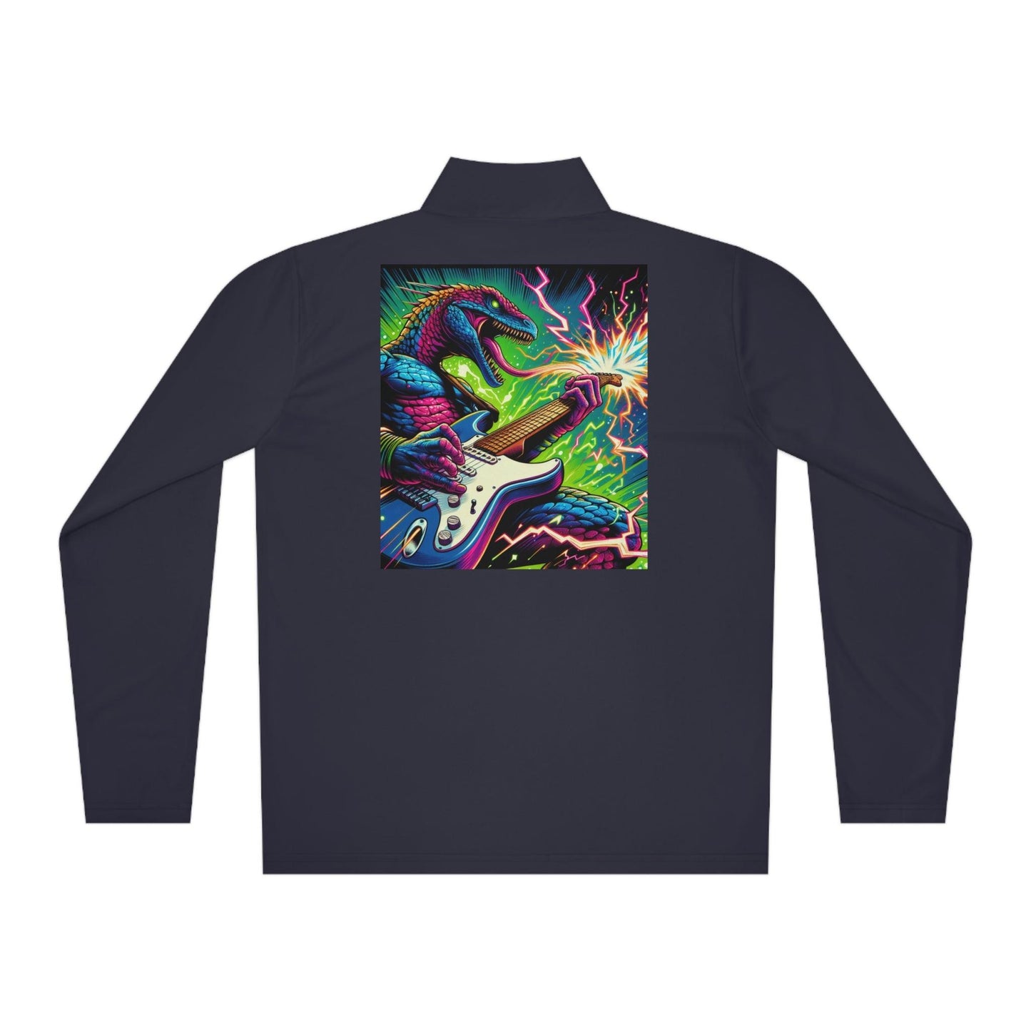 Lizard RockStar Unisex Quarter-Zip Pullover - Premium Long-sleeve from Printify - Just $51.69! Shop now at Lizard Vigilante