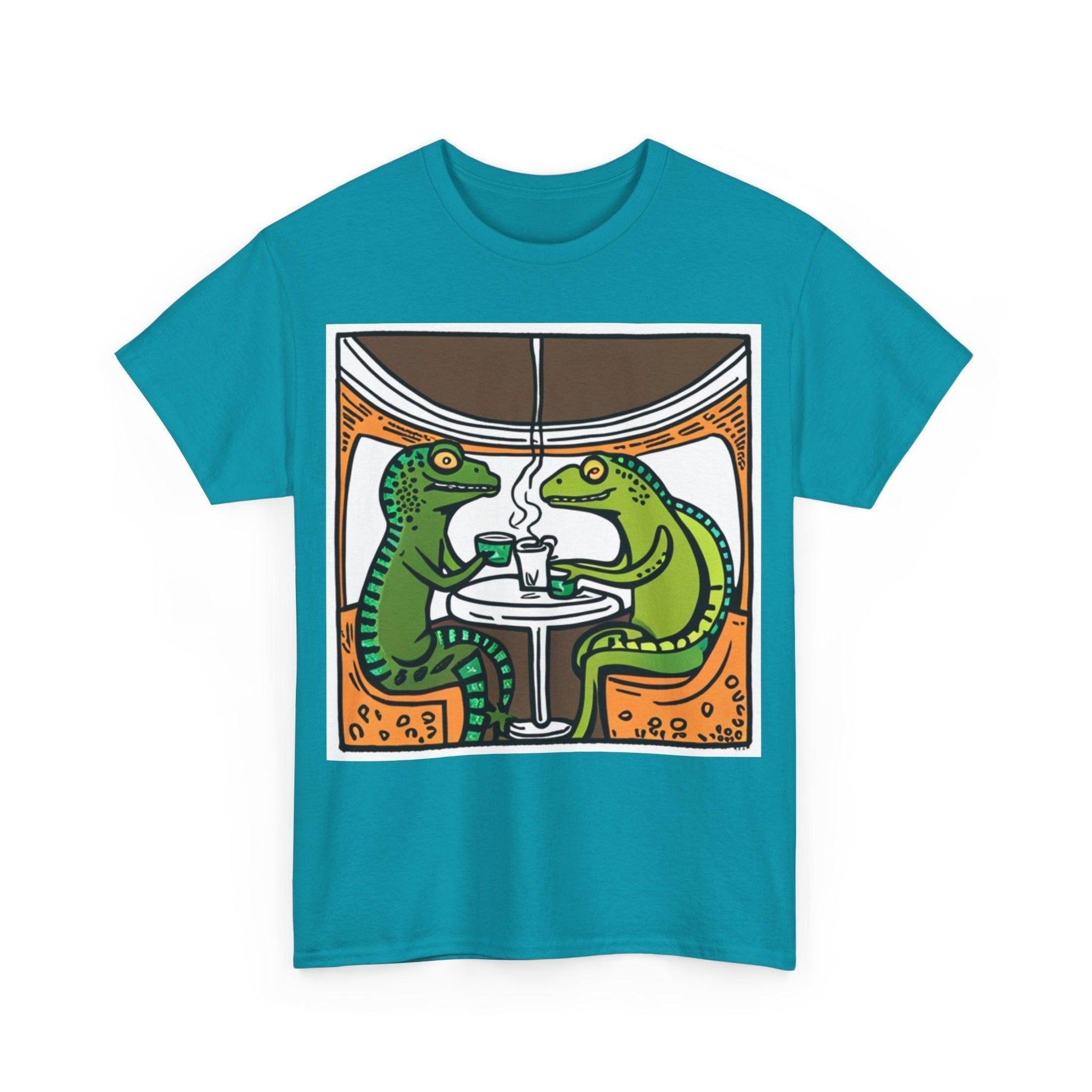 HQ Coffee Brk Unisex Heavy Cotton Tee - Lizard Vigilante