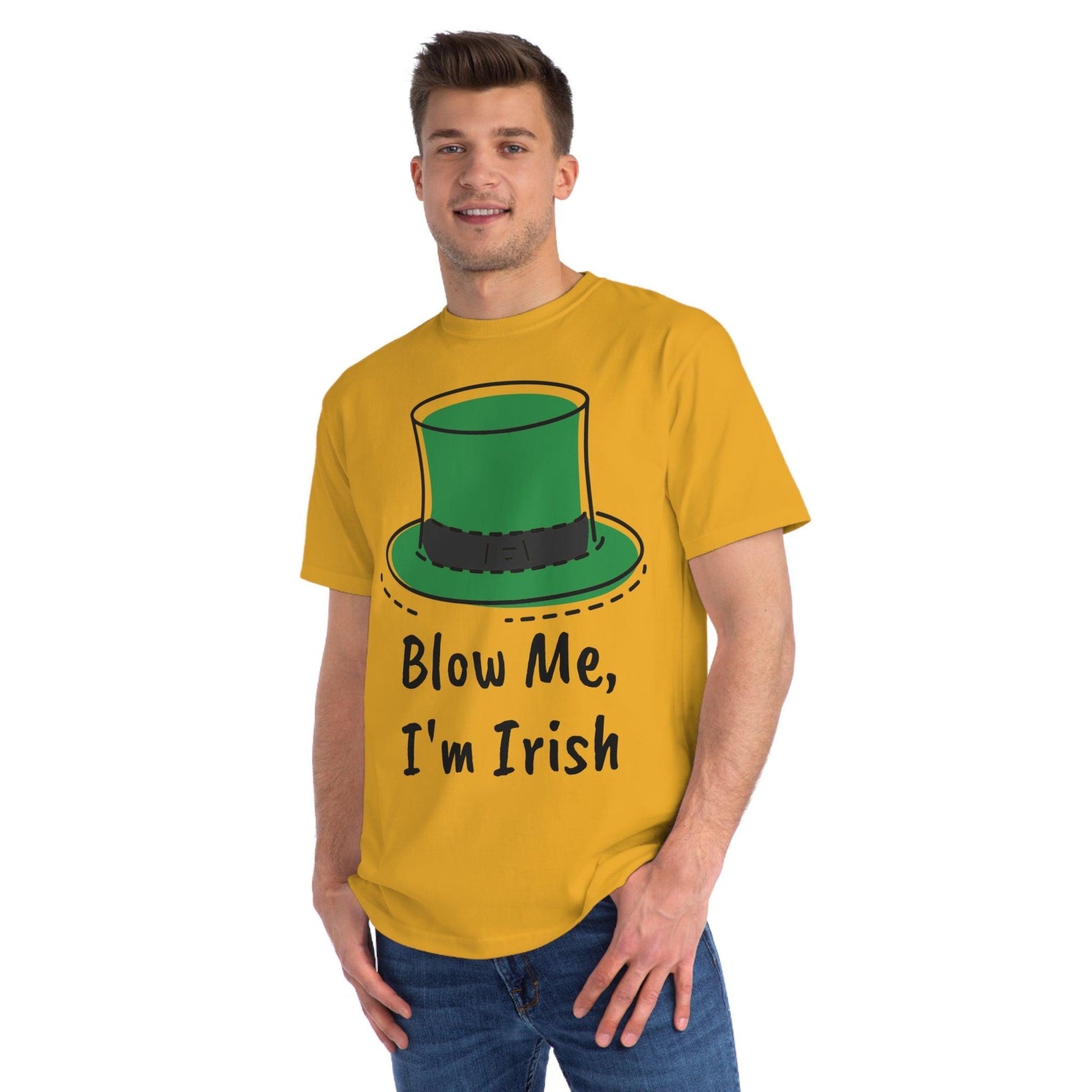 Blow Me, I'm Irish Organic Unisex Classic T-Shirt - Lizard Vigilante