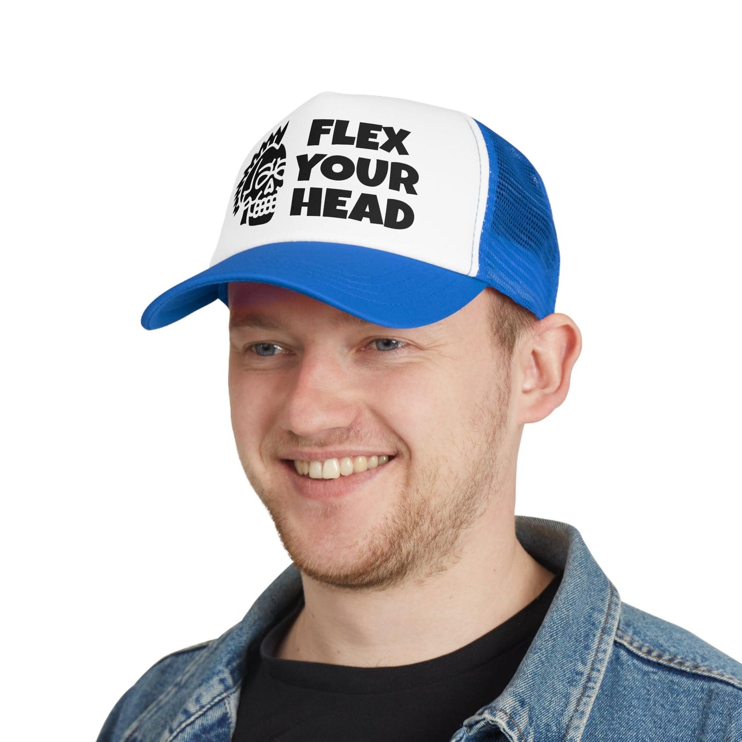 Flex YOUR Head Punker Mesh Cap - Premium Hats from Printify - Just $26.99! Shop now at Lizard Vigilante