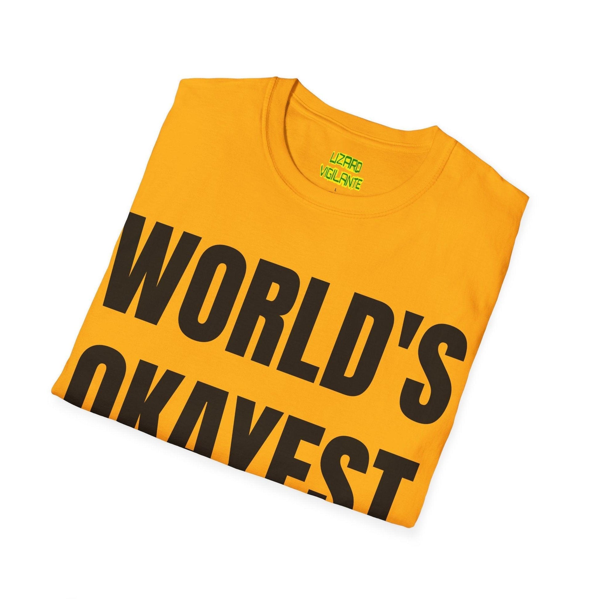 World's Okayest Boss Unisex Softstyle T-Shirt - Lizard Vigilante