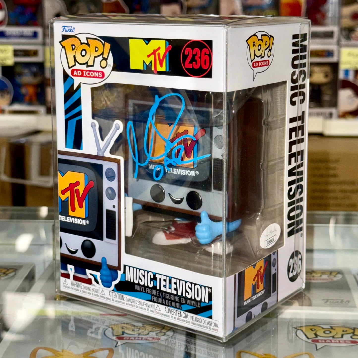 Musician Marc Roberge Of O.A.R. Signed 2024 MTV Funko Pop #236 With JSA COA