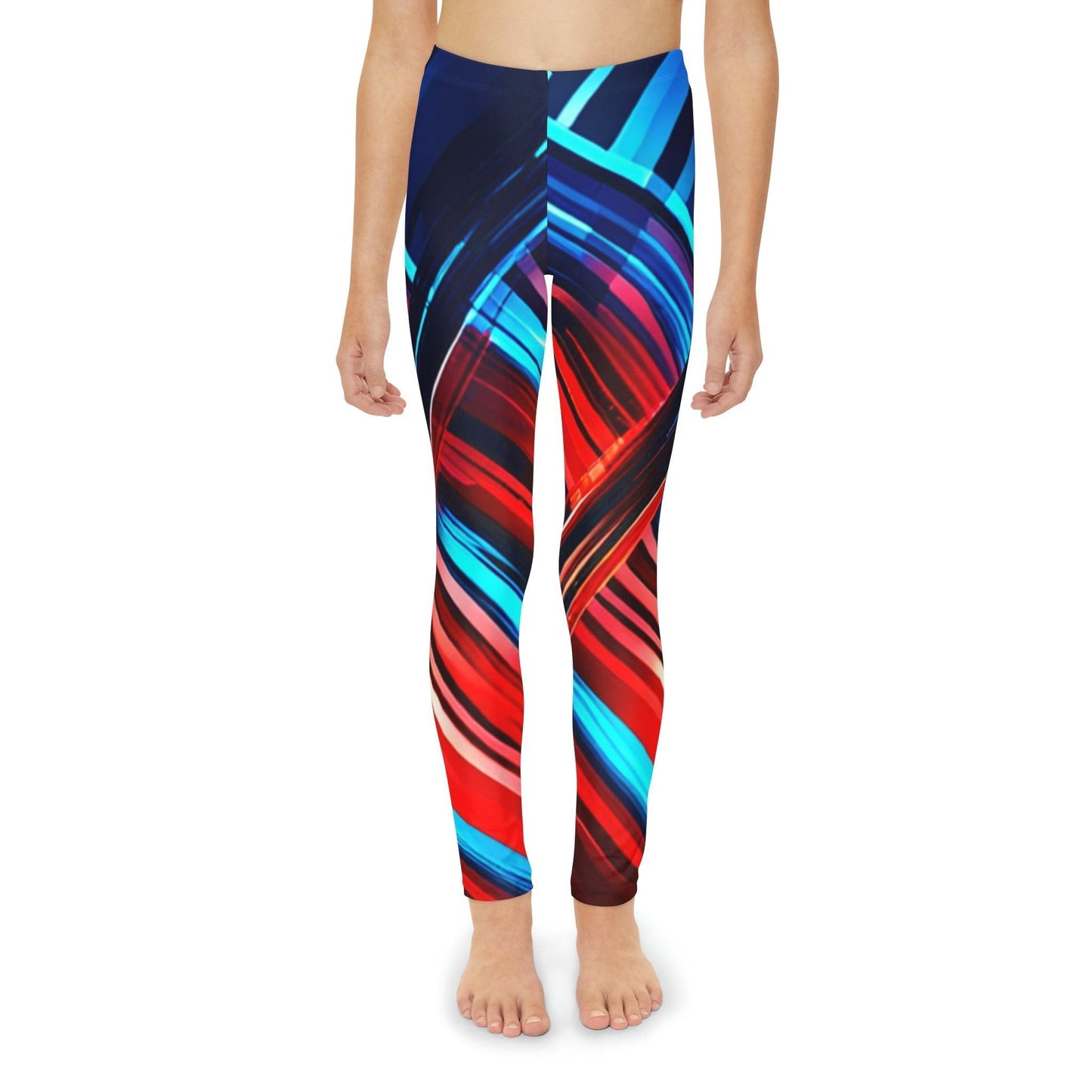 BlurRed Youth Full-Length Leggings - Lizard Vigilante