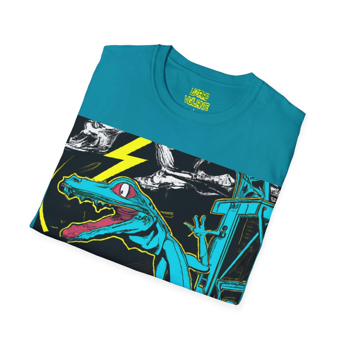 Lizard Vigilante Cens Unisex Softstyle T-Shirt - Lizard Vigilante