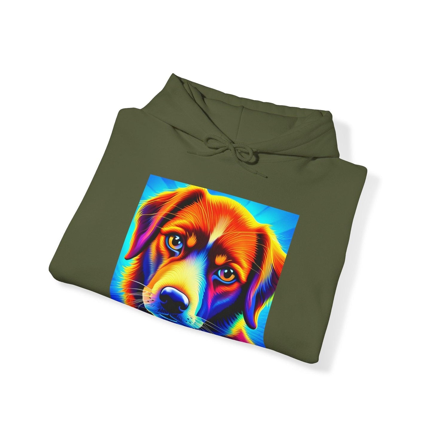 Prism Dog Unisex Heavy Blend™ Hooded Sweatshirt - Lizard Vigilante