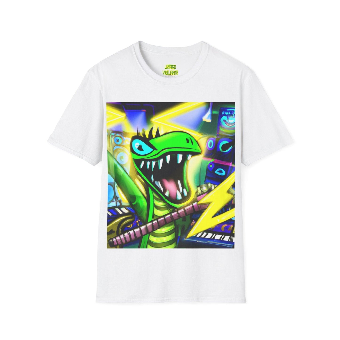 Metal Lizard Unisex Softstyle T-Shirt - Lizard Vigilante