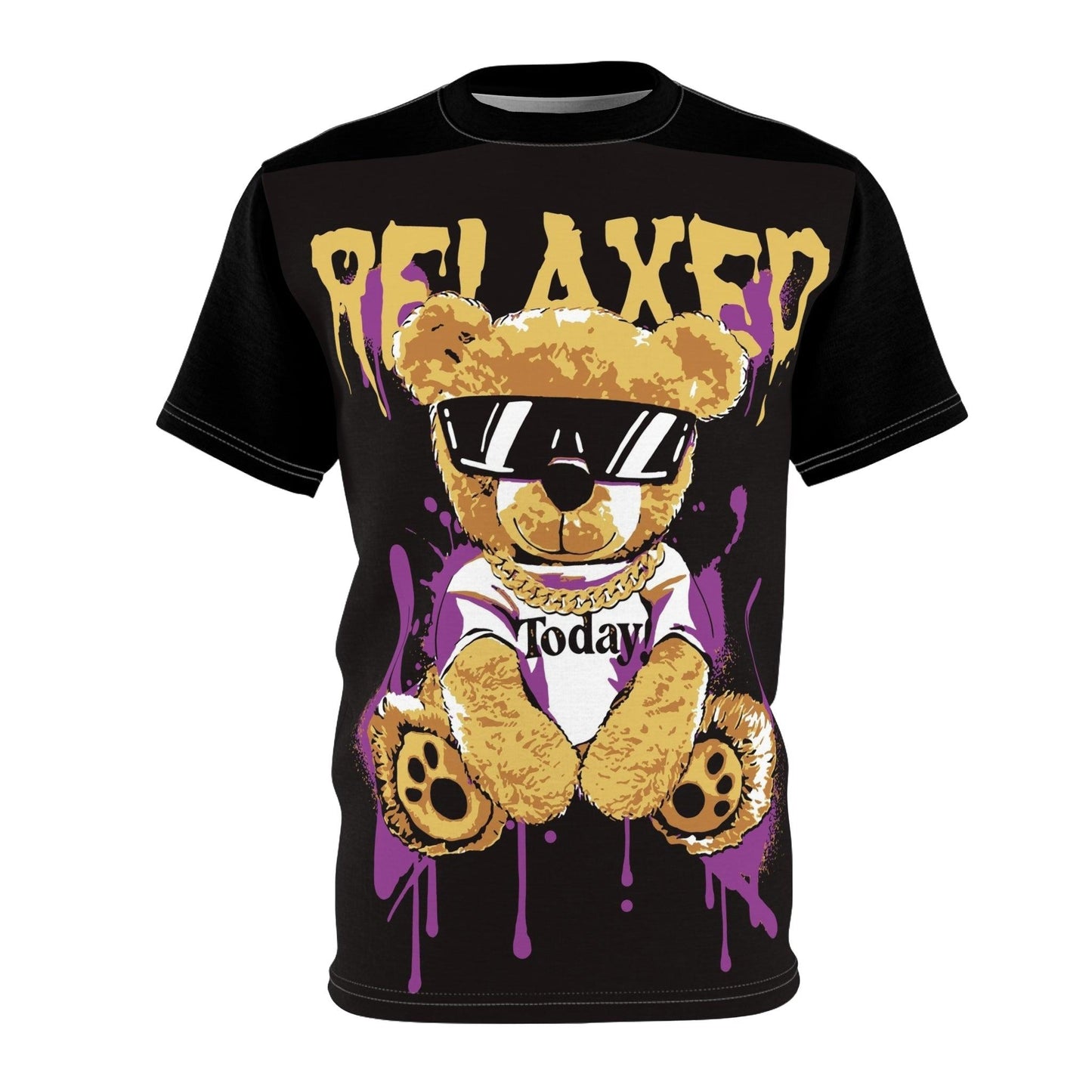 RELAXED Today Teddy Bear Unisex Cut & Sew Tee - Lizard Vigilante