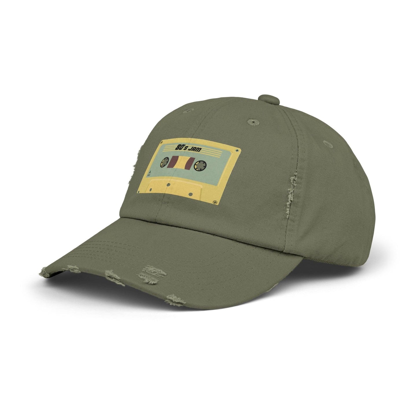 80s Jam Tape Unisex Distressed Cap - Lizard Vigilante