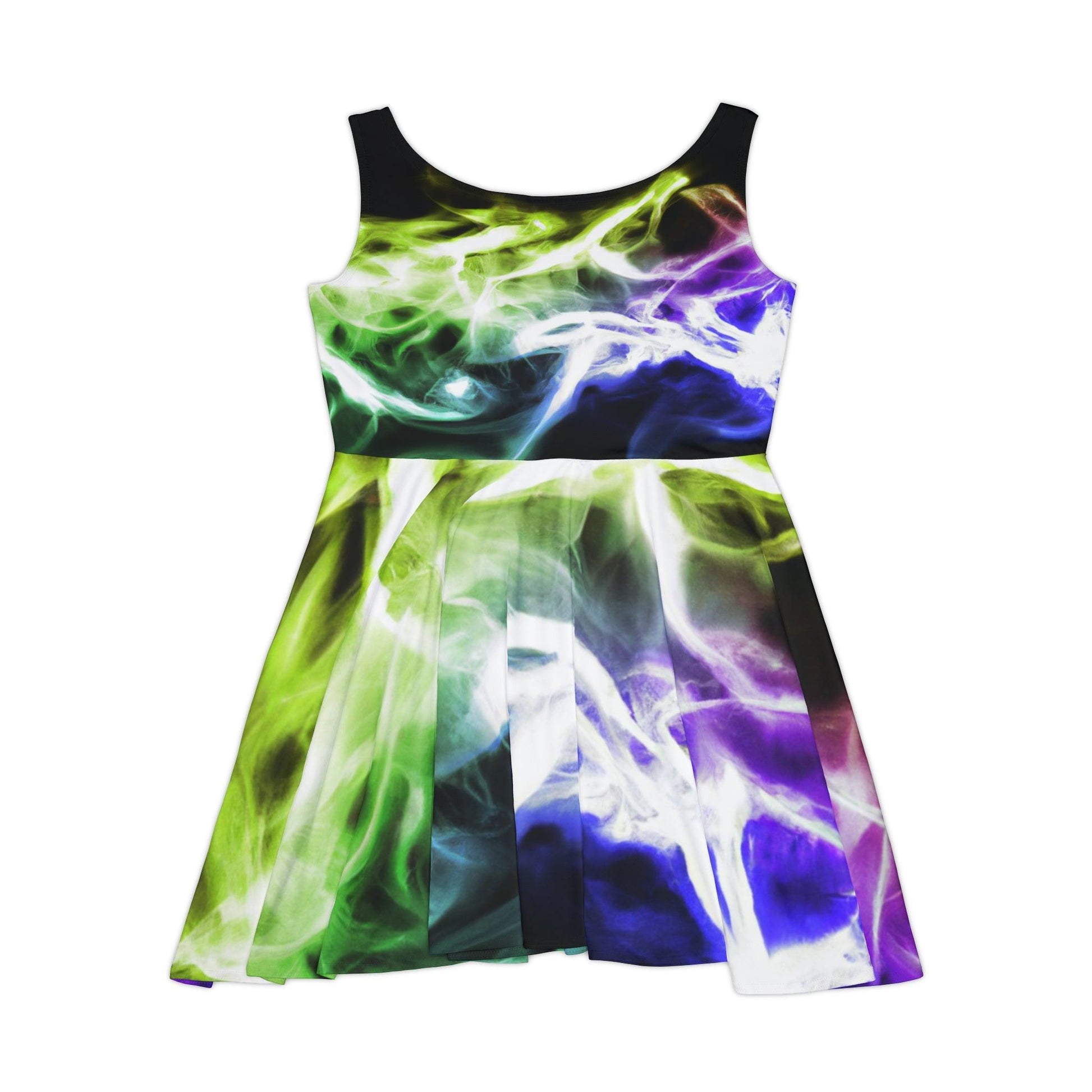 Neon Smoke Show Women's Skater Dress (AOP) - Lizard Vigilante