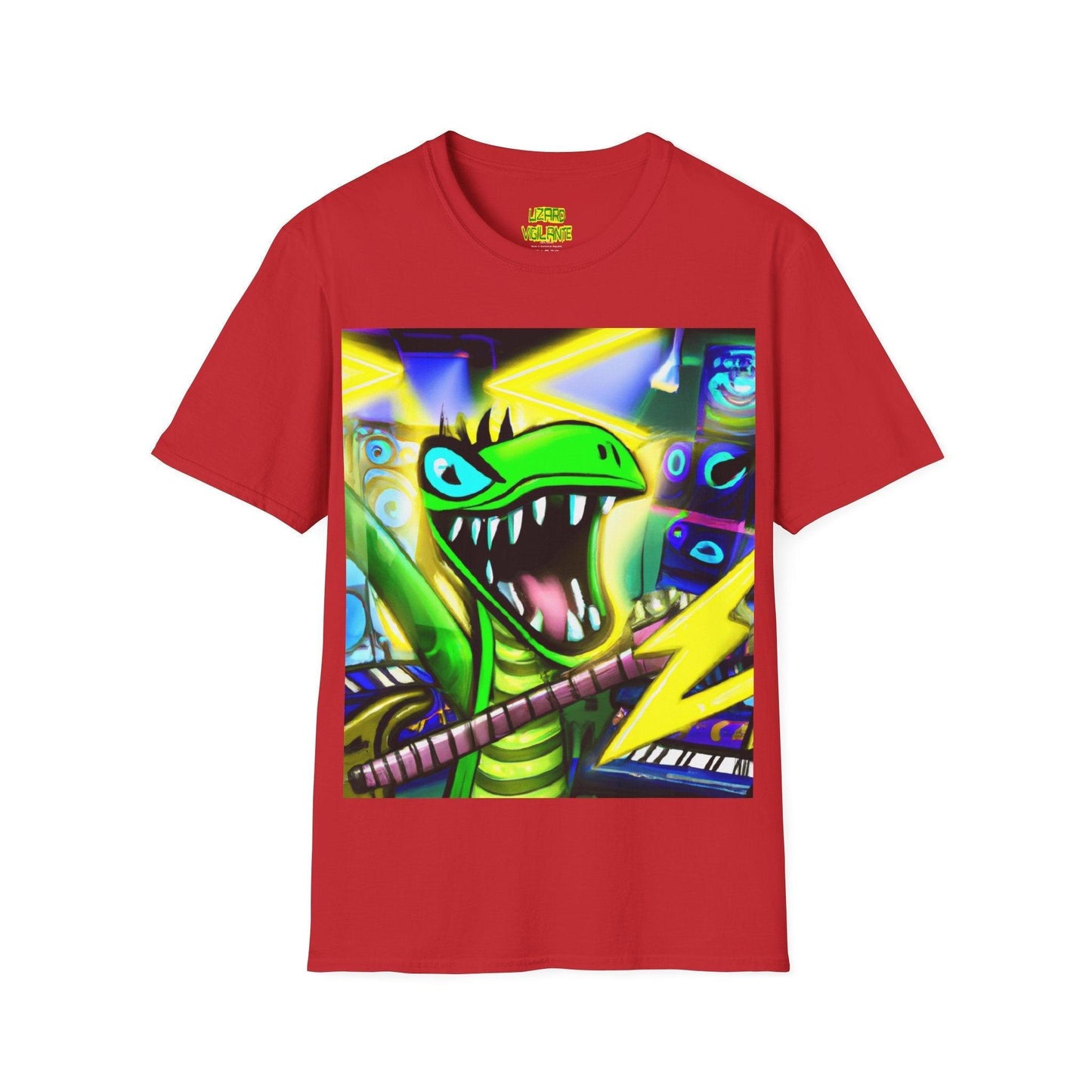 Metal Lizard Unisex Softstyle T-Shirt - Lizard Vigilante