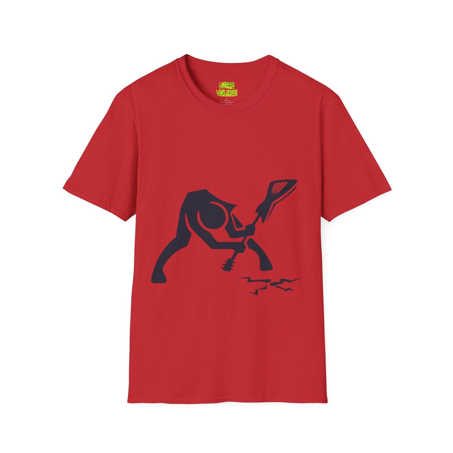 Guitar Smash Unisex Softstyle T-Shirt - Lizard Vigilante