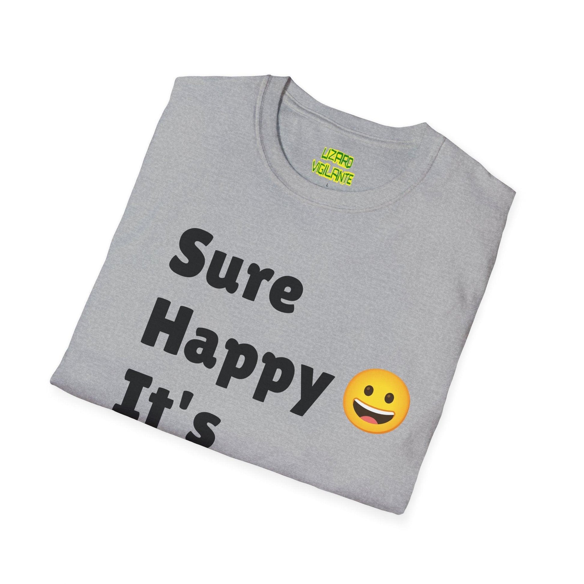 Sure Happy It's Thursday Unisex Softstyle T-Shirt - Lizard Vigilante